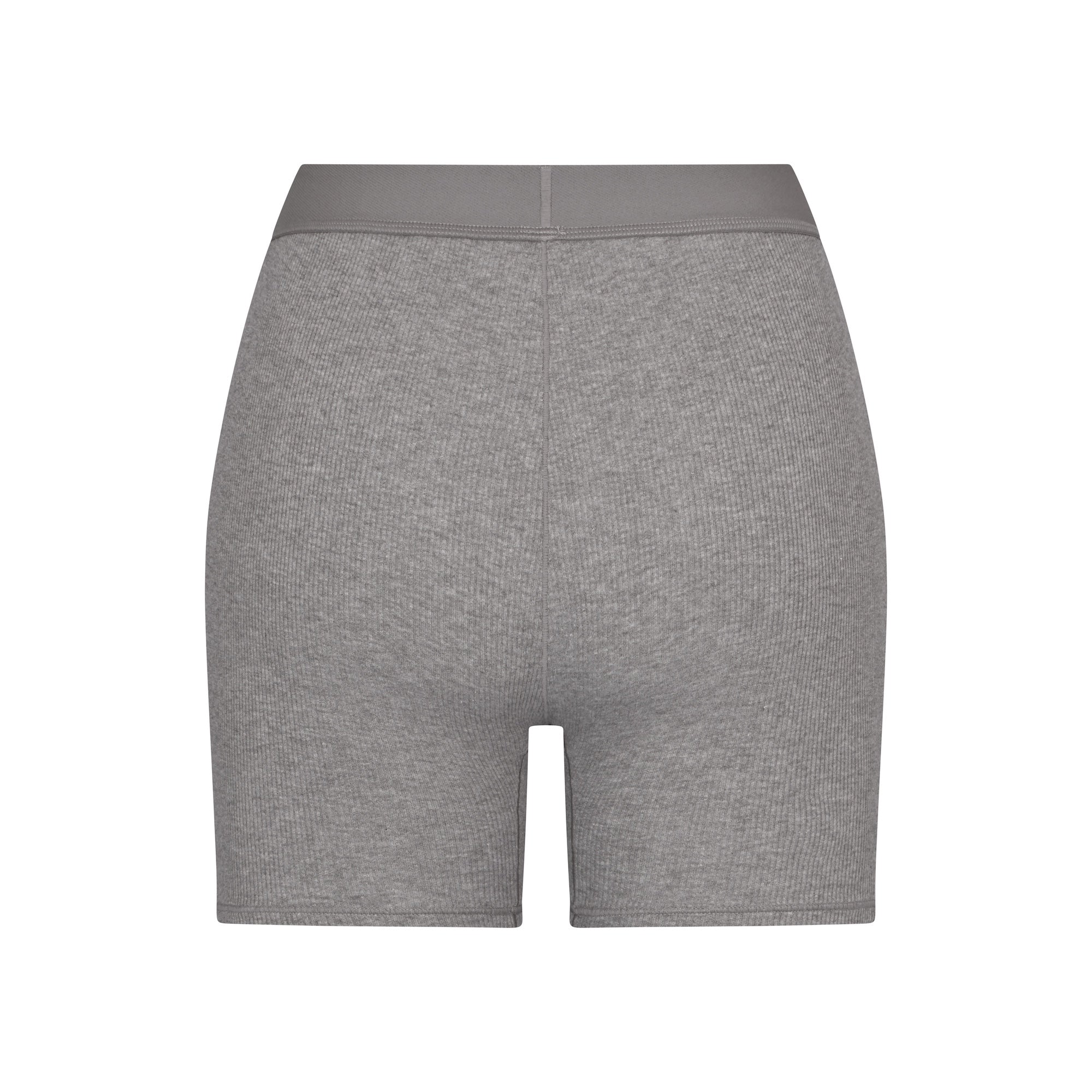 SKIMS FOR TEAM USA COTTON RIB PARALYMPIC BOXER | HEATHER GREY - Image 5