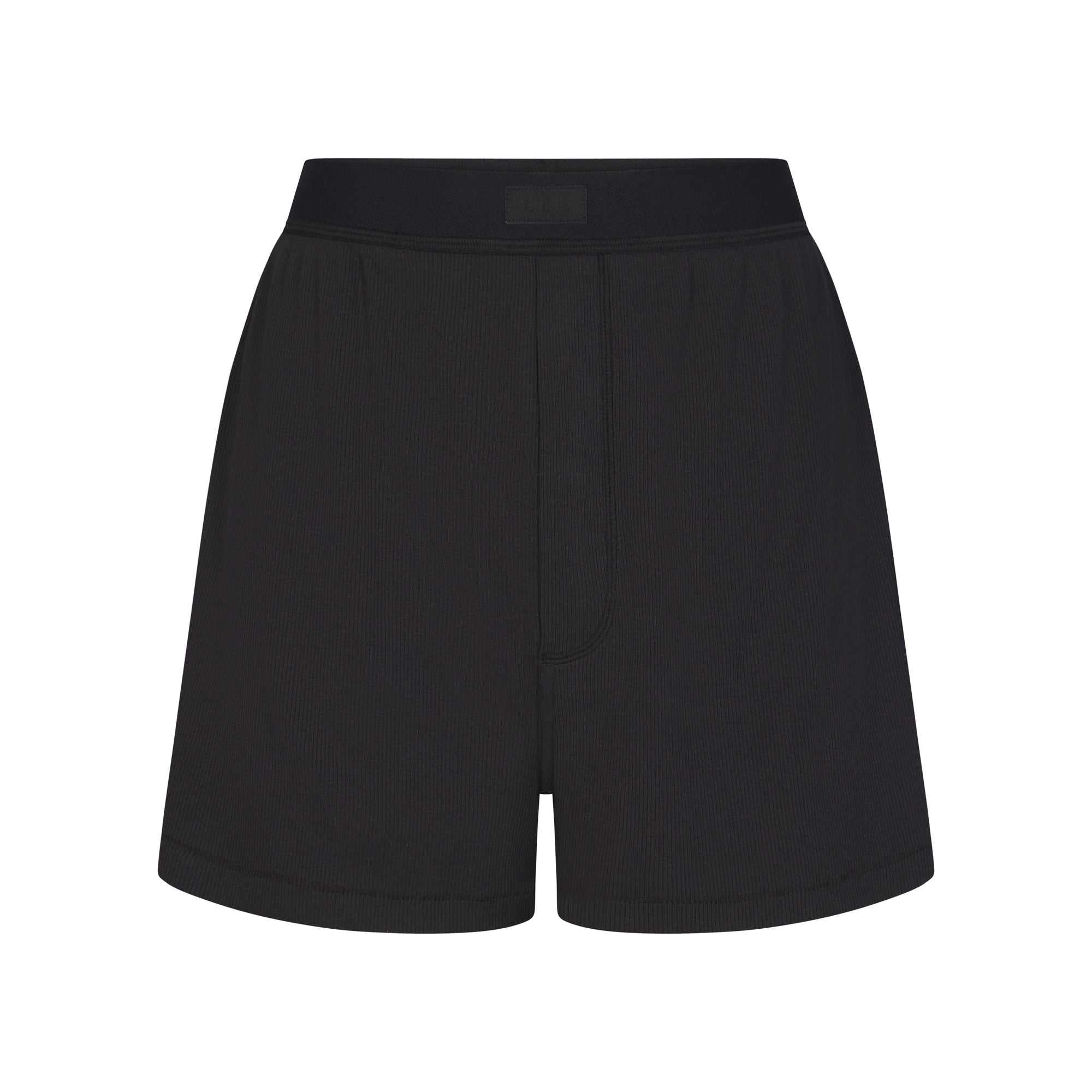 COTTON RIB LOOSE BOXER | SOOT - Image 5