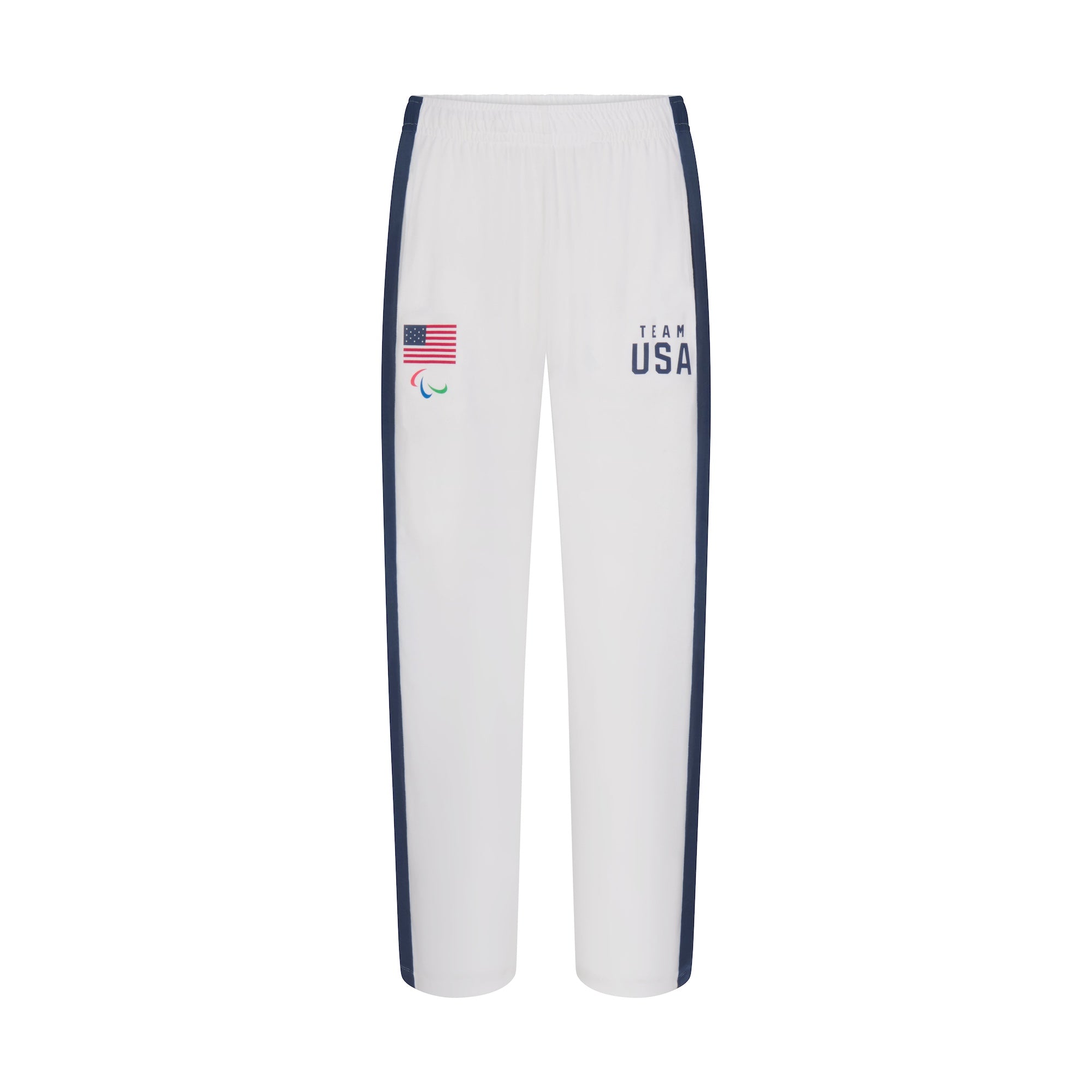 SKIMS FOR TEAM USA JERSEY SLEEP MENS PARALYMPIC PANT | WHITE - Image 4