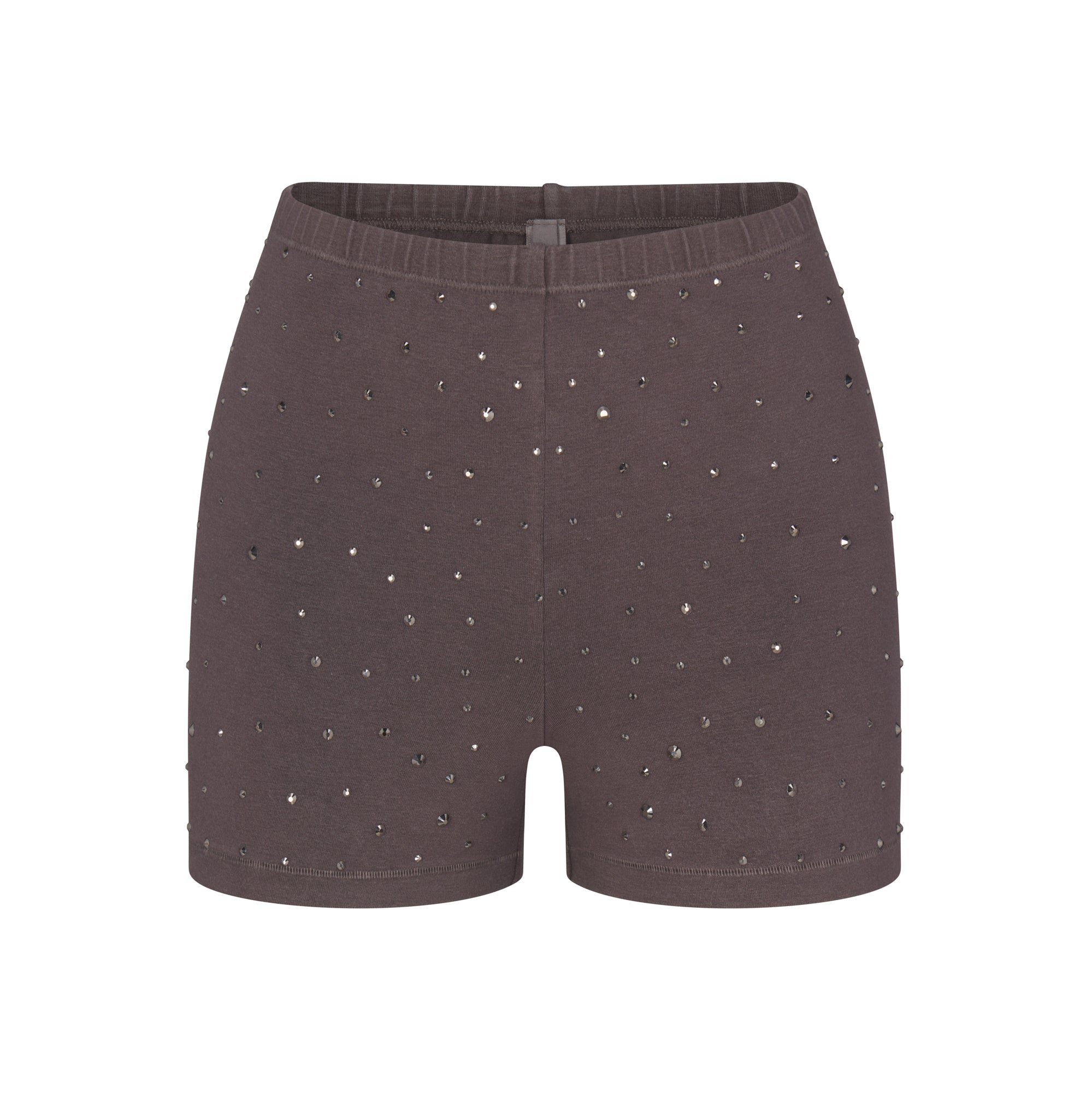 OUTDOOR RHINESTONE SHORT SHORT | GREY CHALK - Image 5