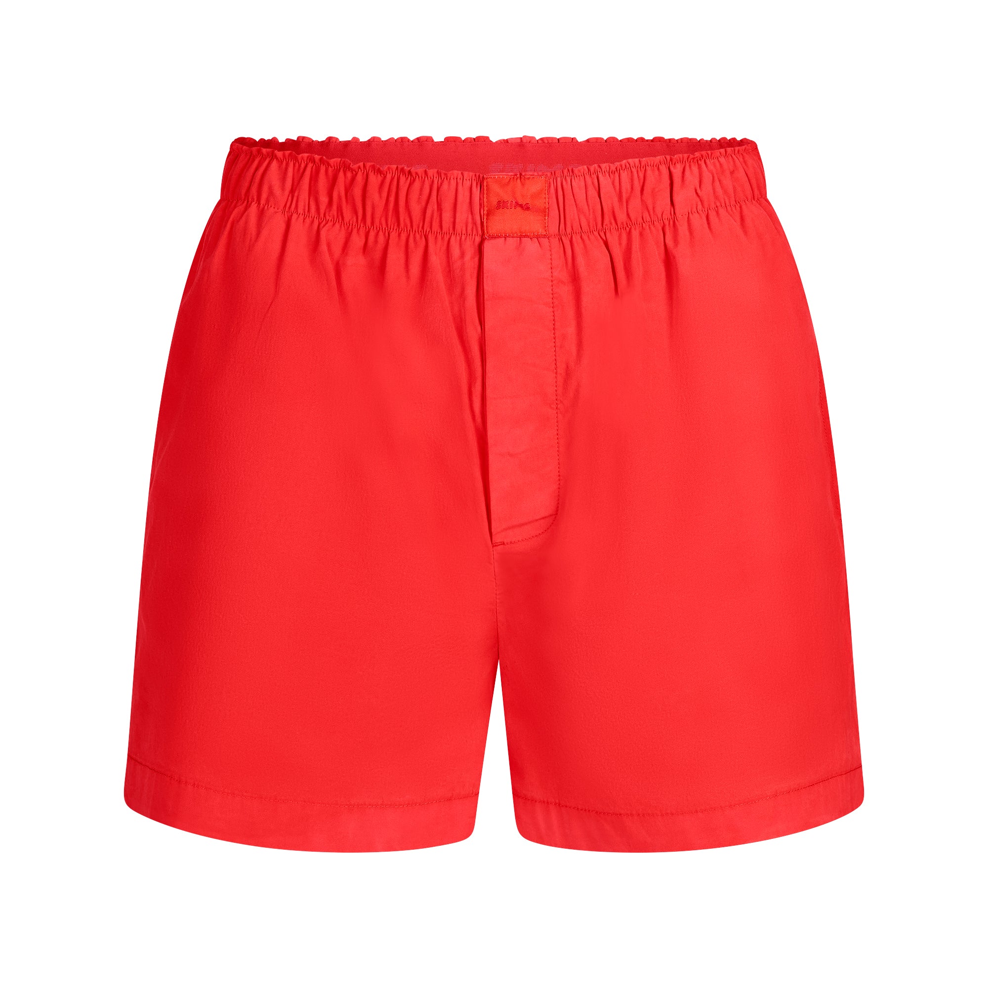 COTTON POPLIN BOXER | RUBY - Image 6