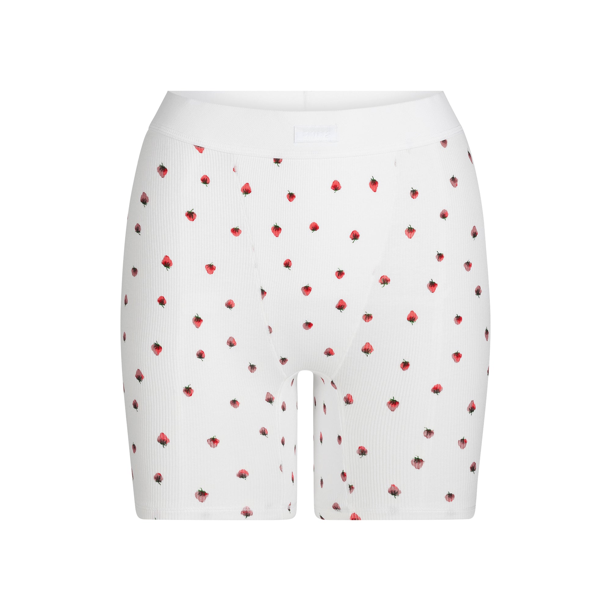 COTTON RIB BOXER | SNOW STRAWBERRY PRINT - Image 7