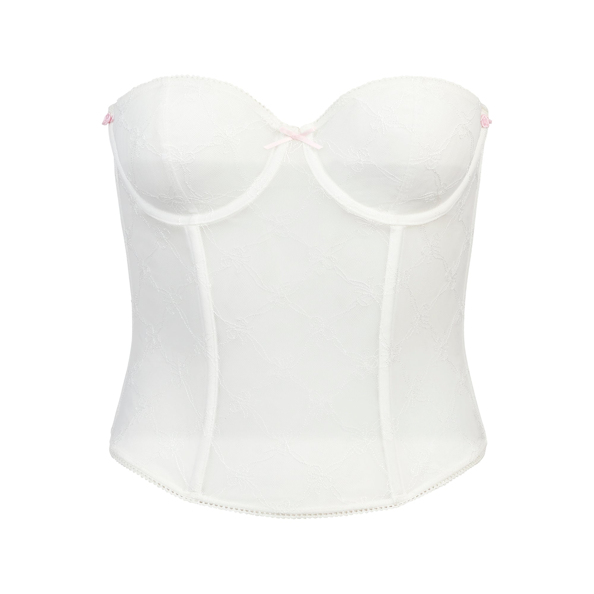 SPRING INTIMATES CORSET | MARBLE BOW TULLE - Image 6