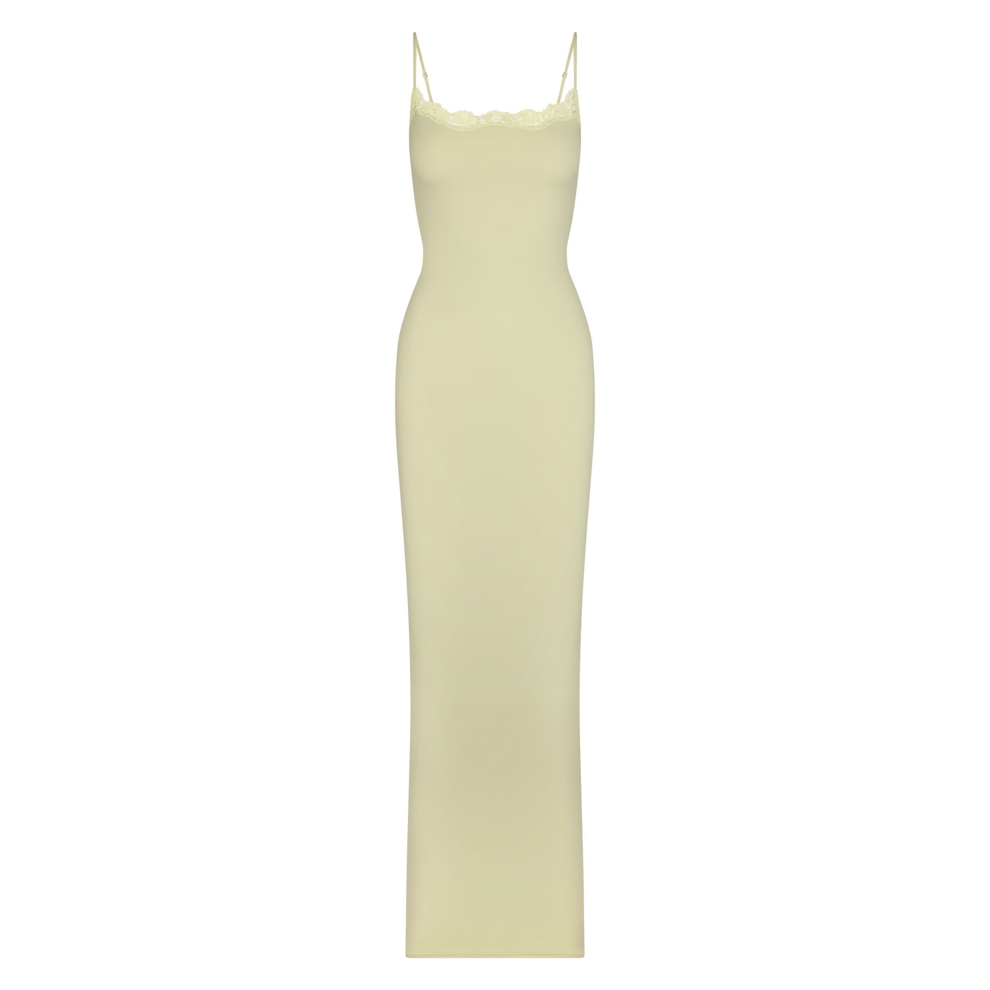 FITS EVERYBODY LACE LONG SLIP DRESS | SAGE - Image 5