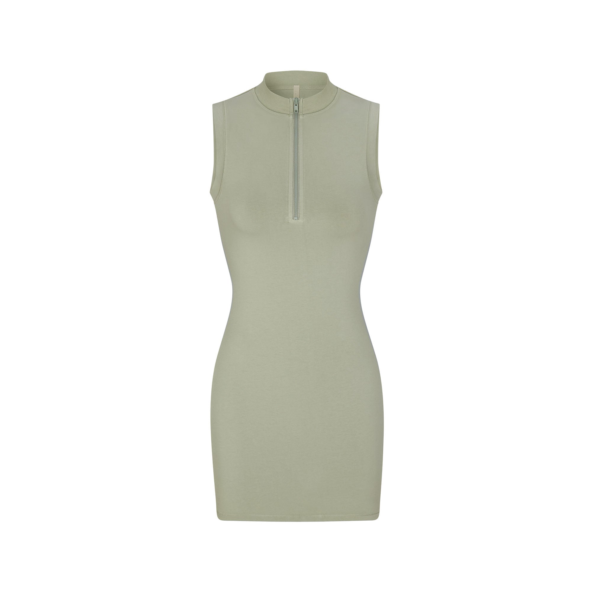 NEW VINTAGE ZIP UP SLEEVELESS MINI DRESS | MINERAL - Image 6