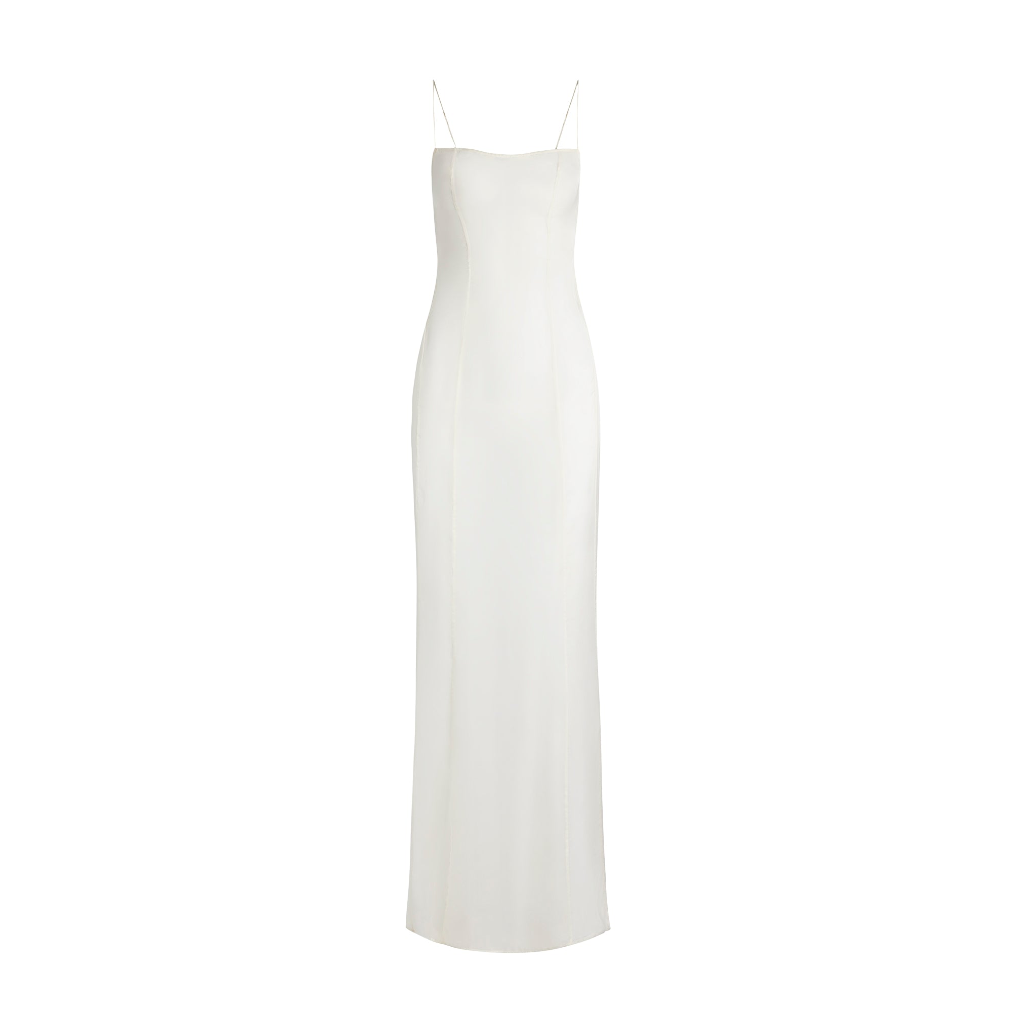 SKIMS ROMANCE LONG SLIP DRESS | IVORY