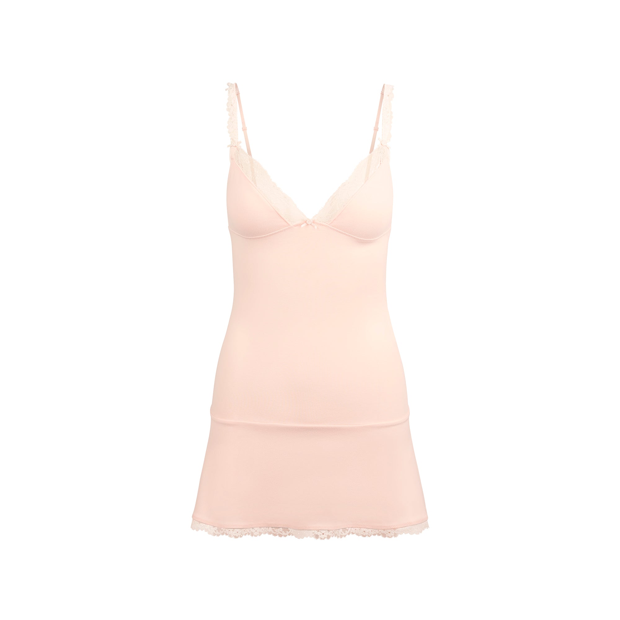 COTTON JERSEY LACE SLIP DRESS | PRIMROSE - Image 6