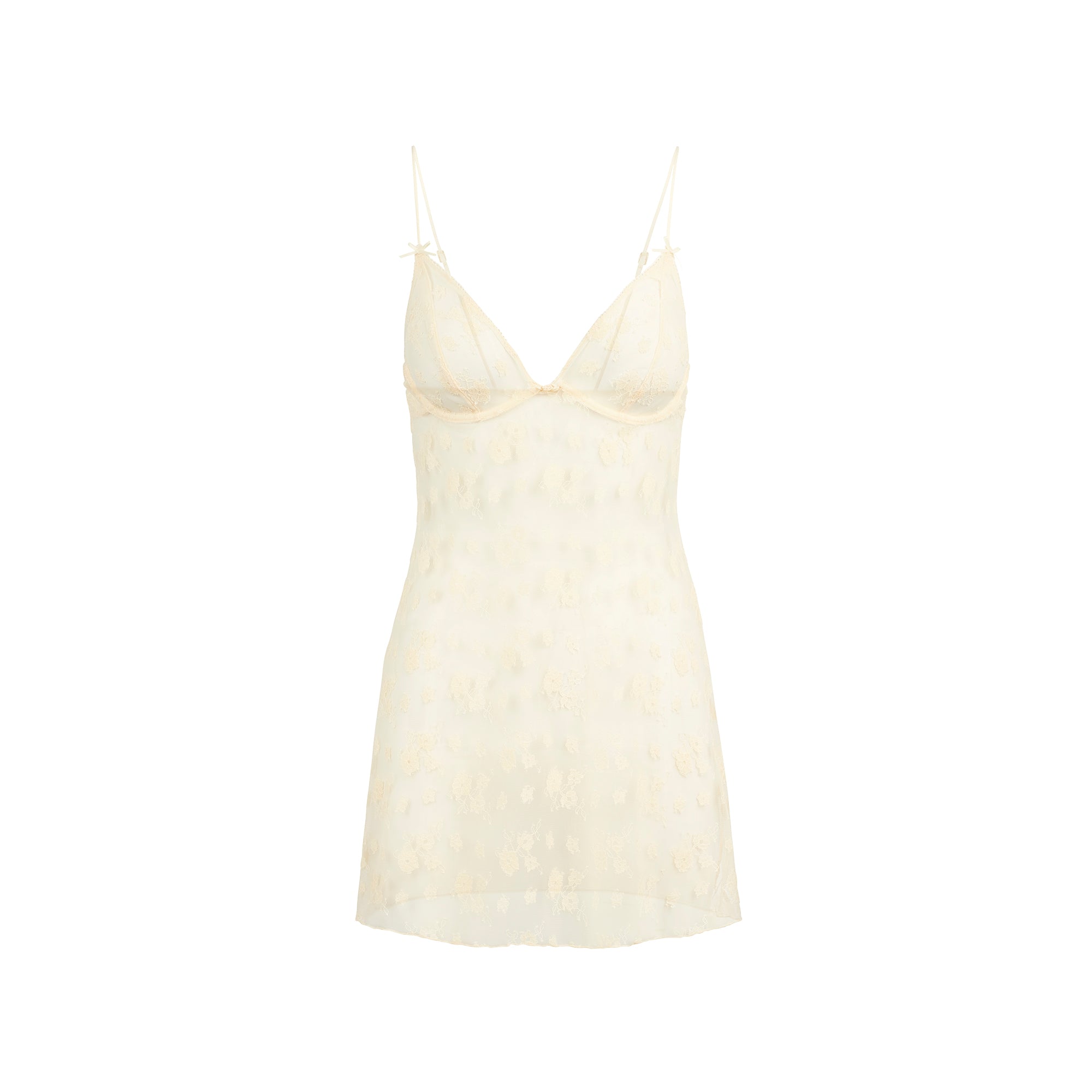 SPRING INTIMATES UNDERWIRE SLIP DRESS | BUTTER TWO TONE - Image 5