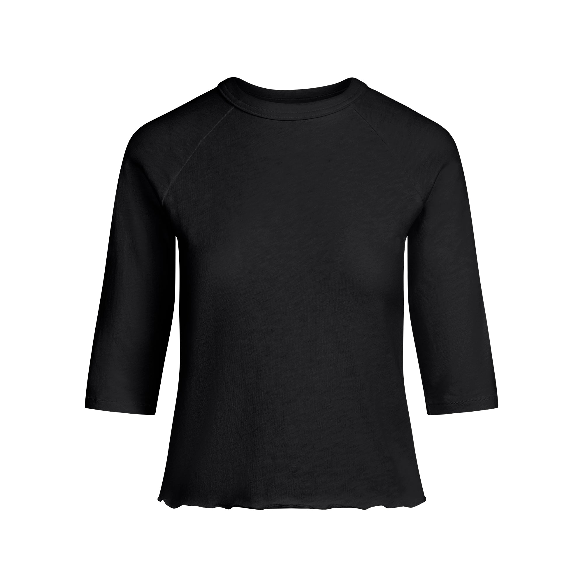 WORN IN JERSEY SHRUNKEN BASEBALL TEE | WASHED ONYX - Image 5