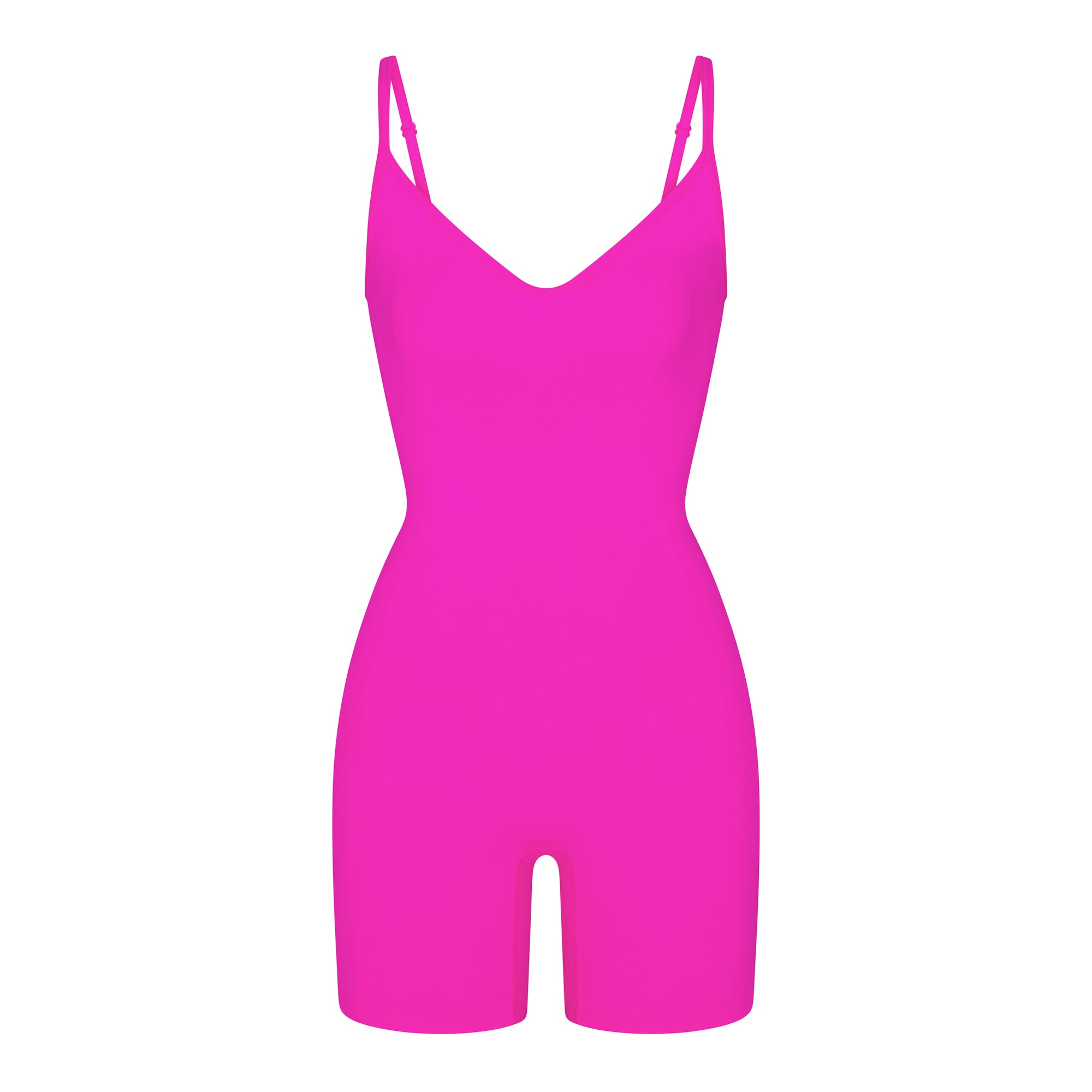 SOFT SMOOTHING SEAMLESS CAMI ONESIE | FUCHSIA - Image 5