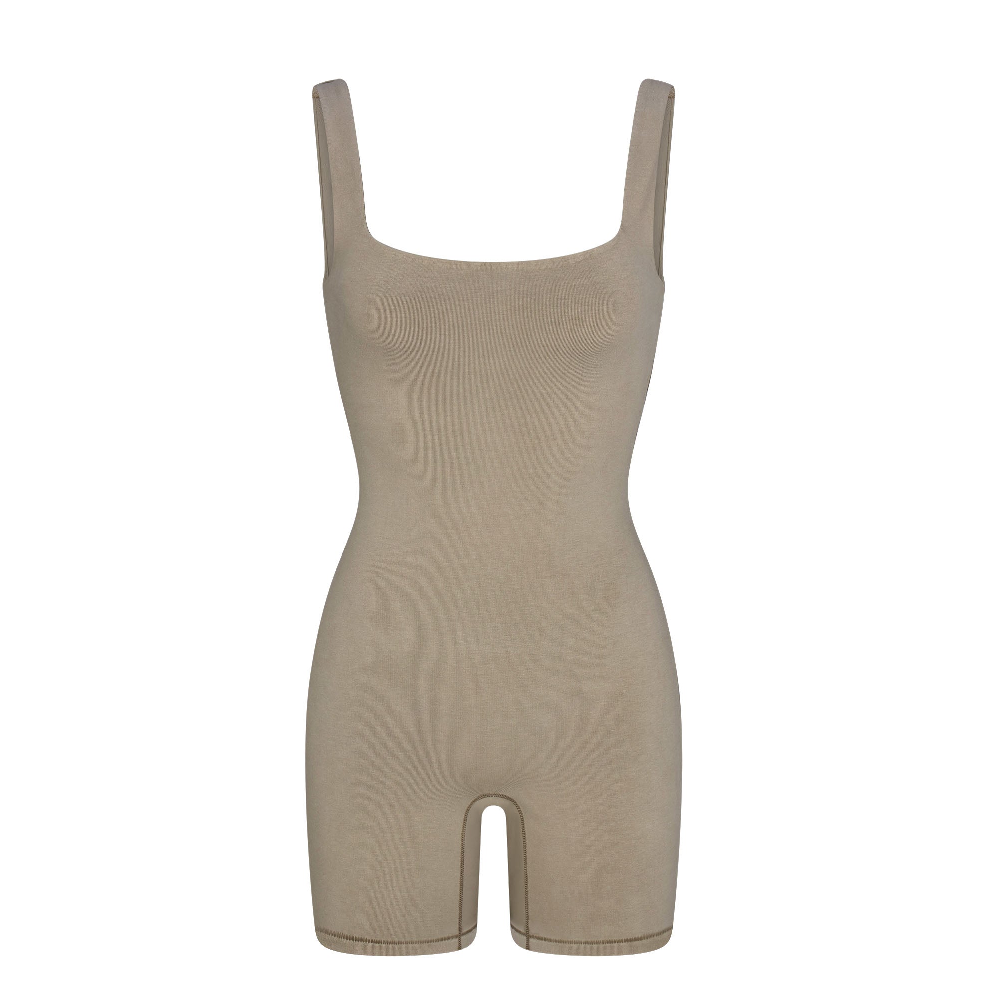 OUTDOOR SQUARE NECK ONESIE | TAUPE - Image 5