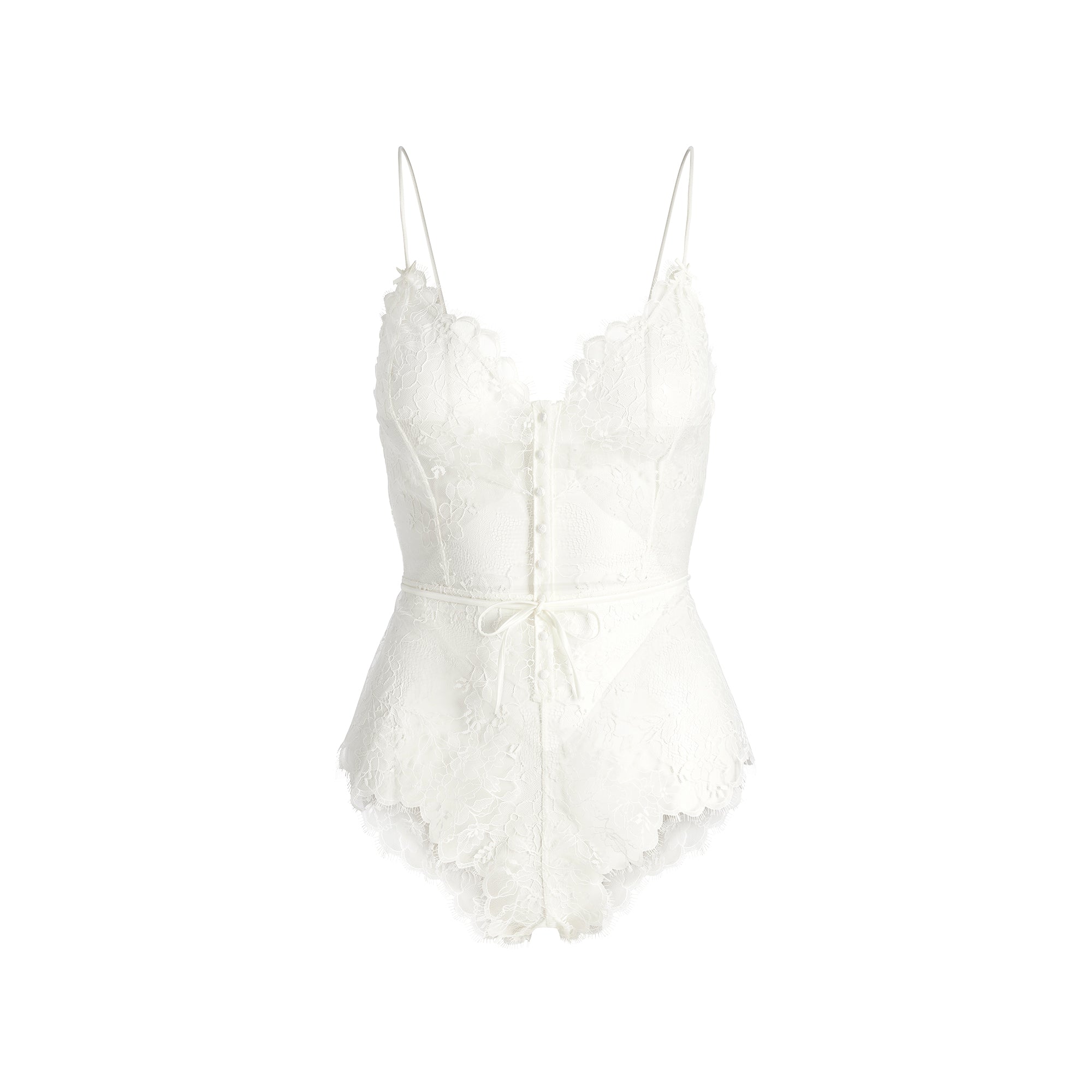 ULTRA FINE LACE TEDDY | MARBLE - Image 6