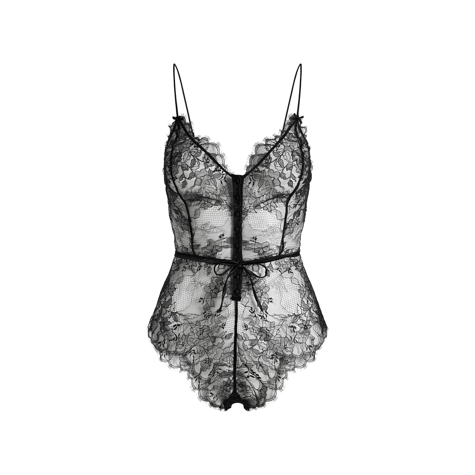 ULTRA FINE LACE TEDDY | ONYX - Image 10