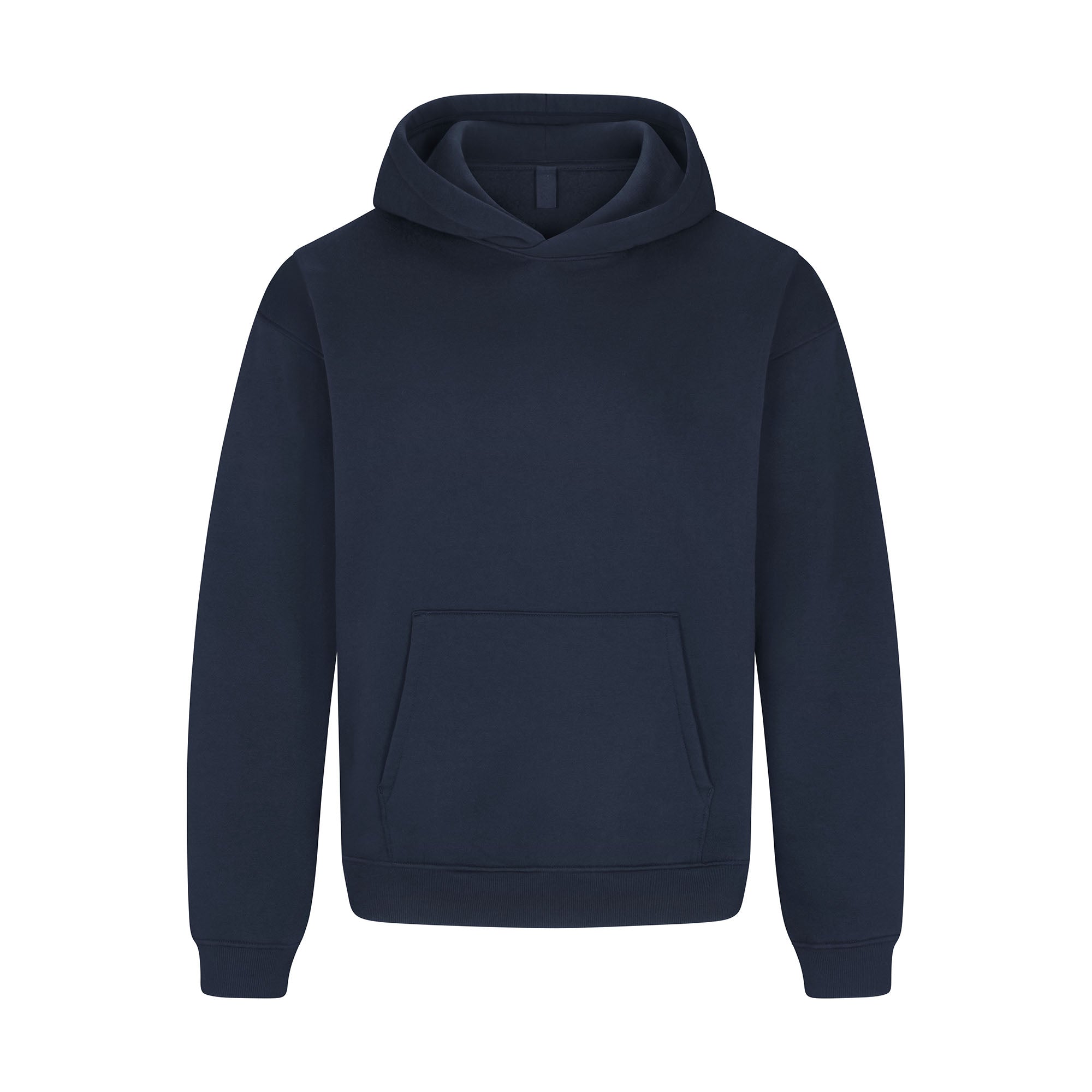FLEECE LOUNGE MENS RELAXED HOODIE | NAVY - Image 7