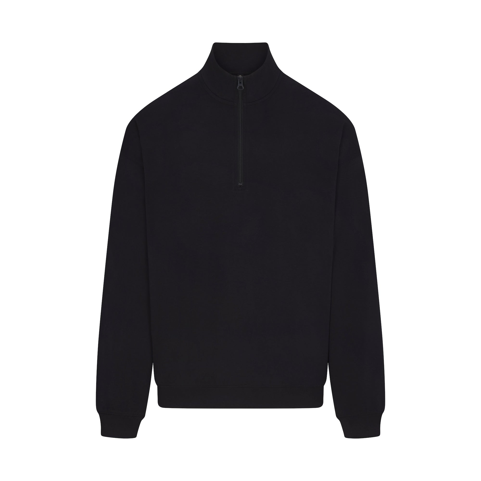 JERSEY LOUNGE MENS RELAXED QUARTER ZIP PULLOVER | OBSIDIAN - Image 5