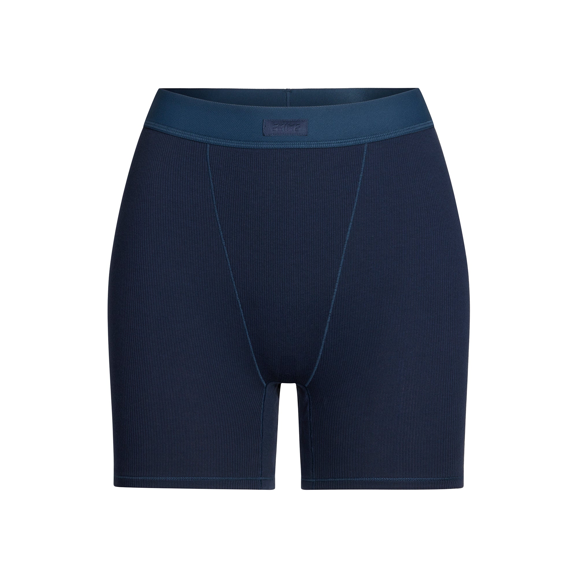 COTTON RIB BOXER | NAVY - Image 7