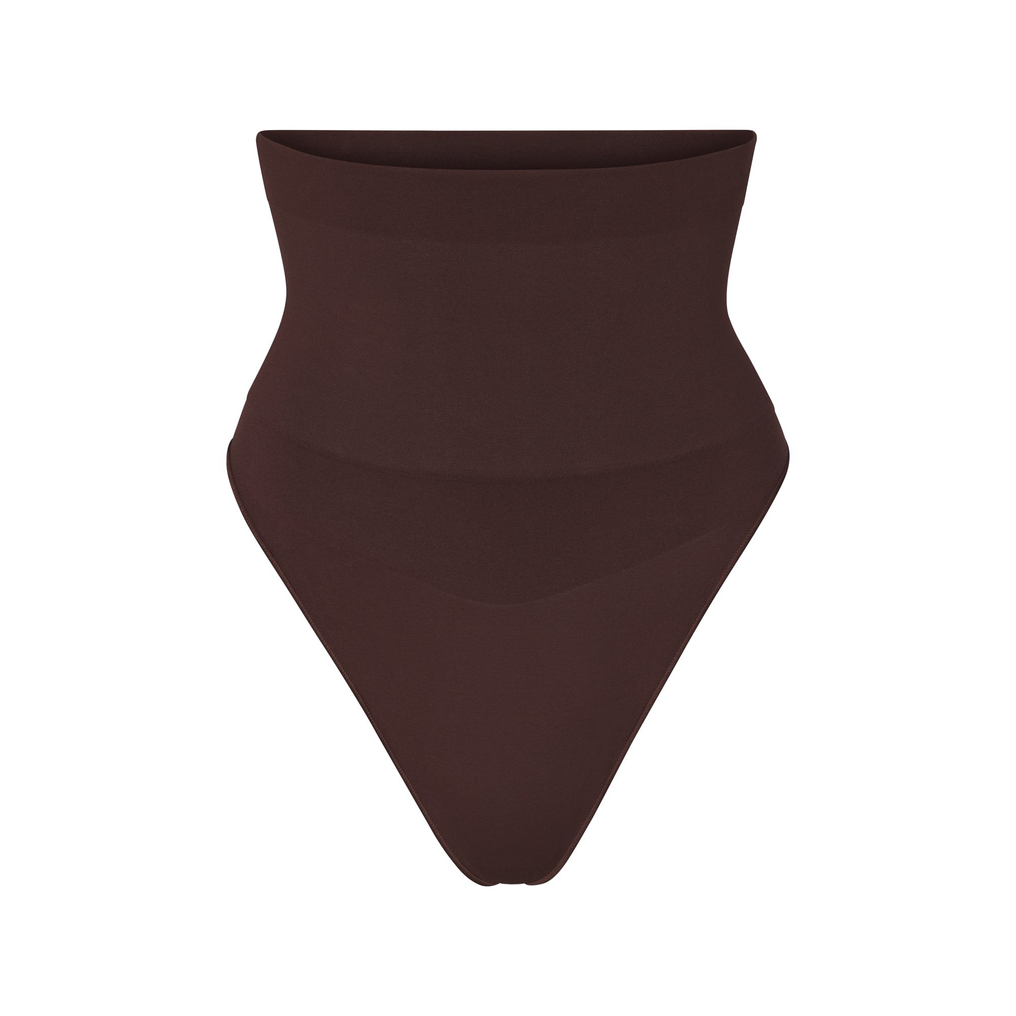 CORE CONTROL HIGH-WAISTED THONG | COCOA - Image 5