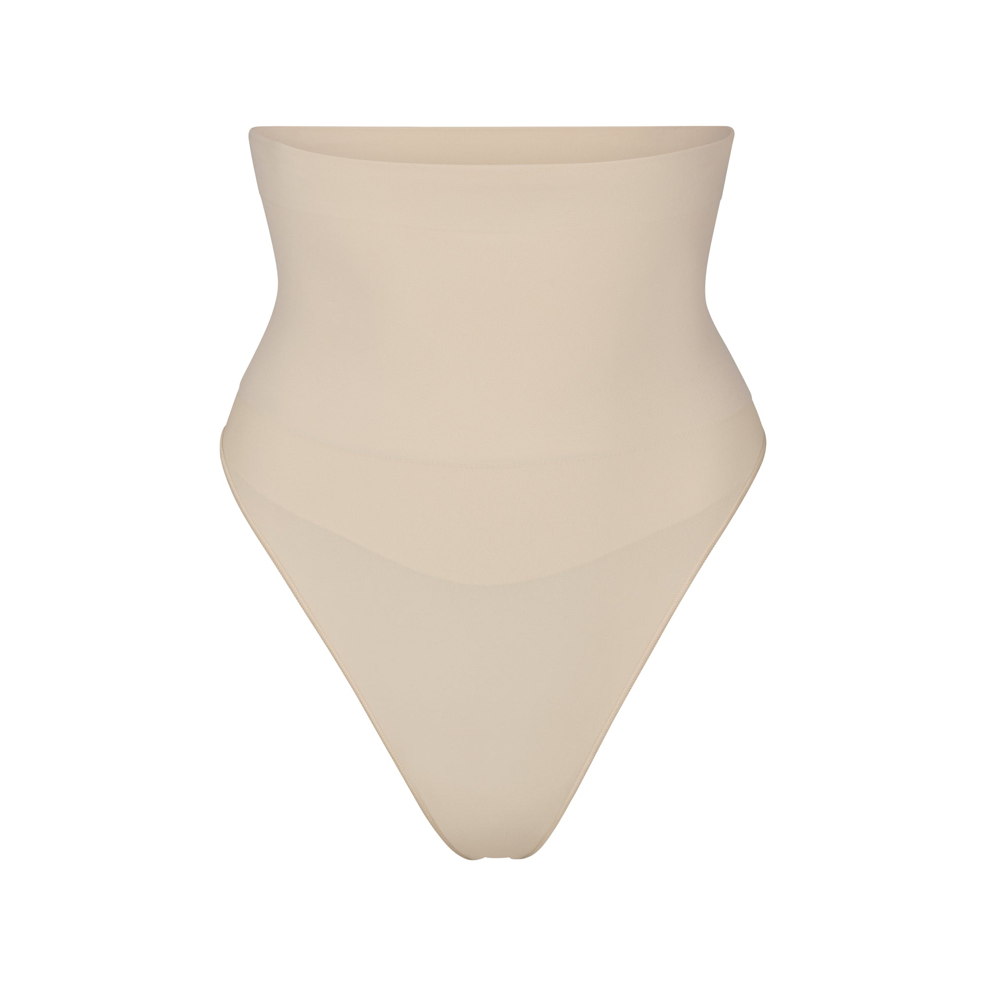 CORE CONTROL HIGH-WAISTED THONG | SAND - Image 5