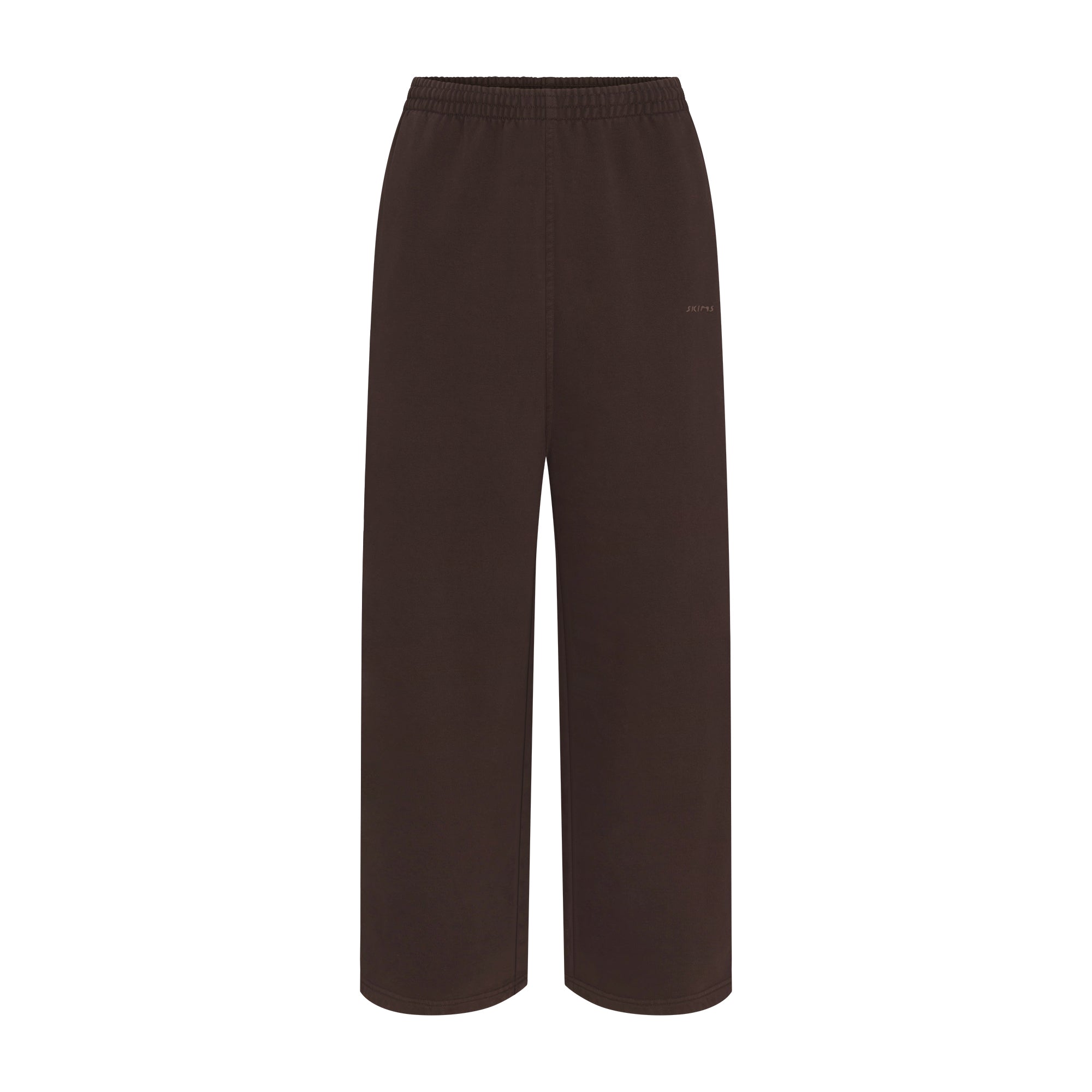 BOYFRIEND FLEECE STRAIGHT LEG PANT | ESPRESSO - Image 6