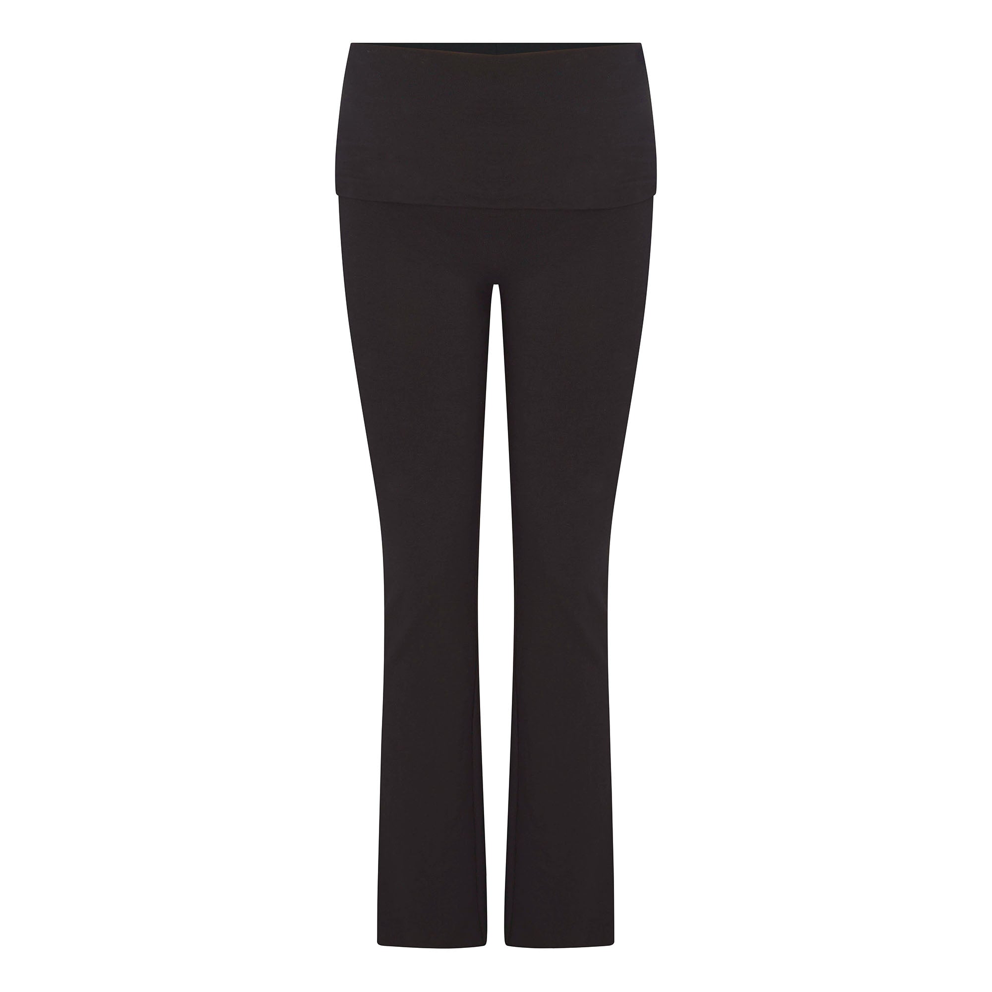 COTTON JERSEY MATERNITY FOLDOVER PANT | SOOT - Image 5