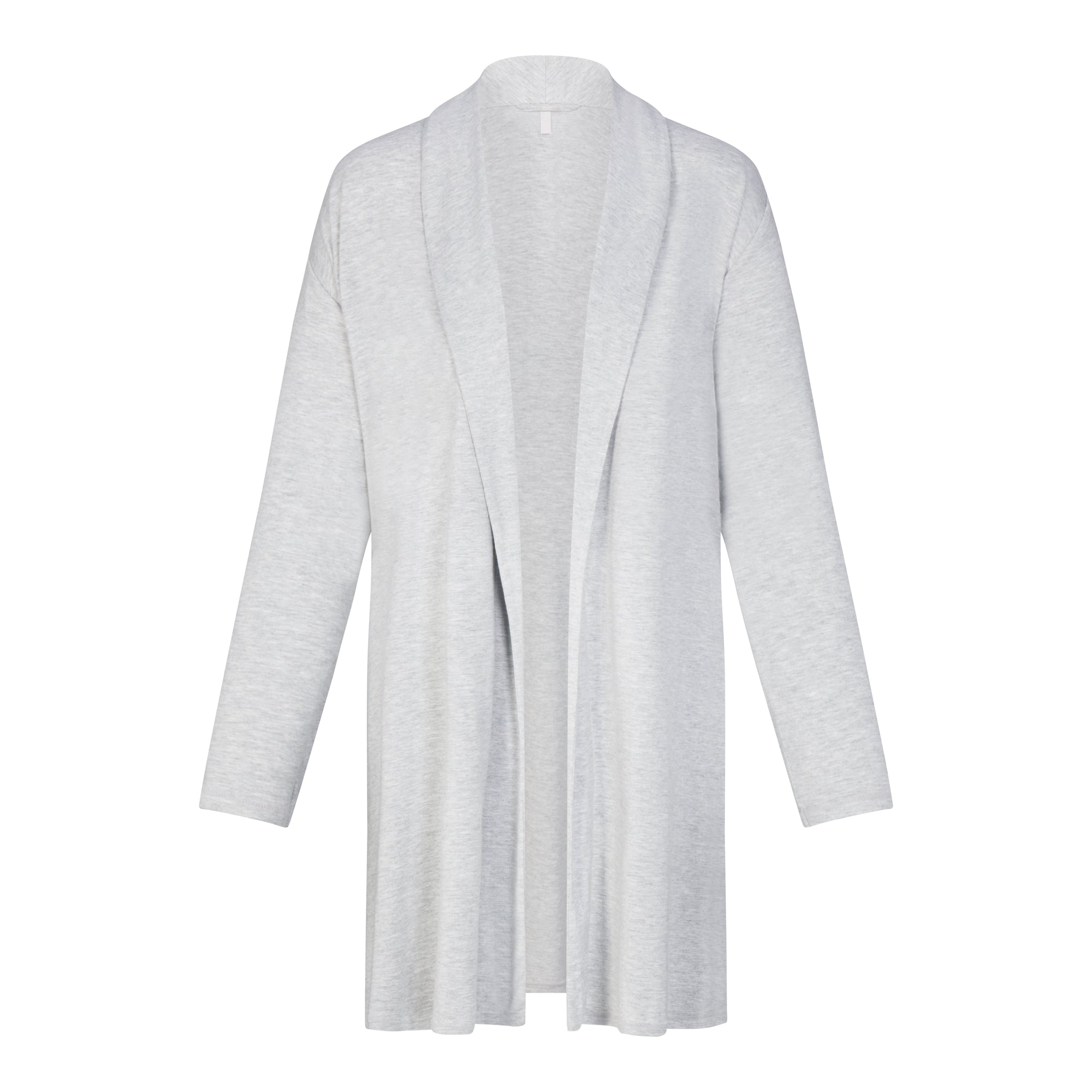 SKIMS SLEEP SHORT ROBE | LIGHT HEATHER GREY - Image 5