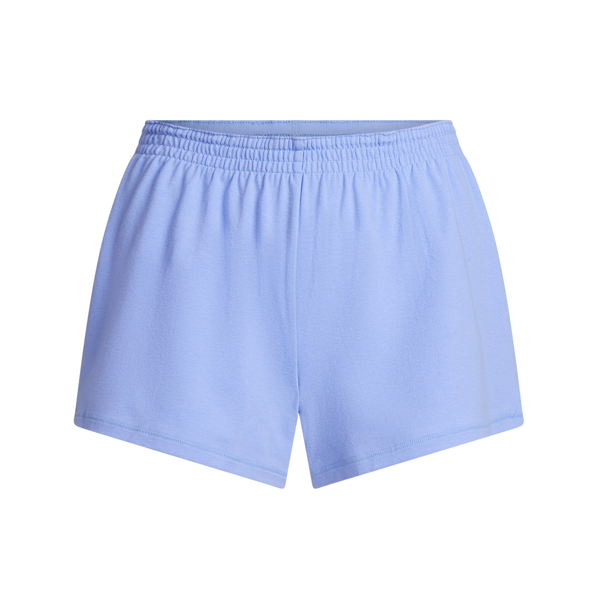 COTTON JERSEY LOOSE SHORT | BLUE VIOLET - Image 5