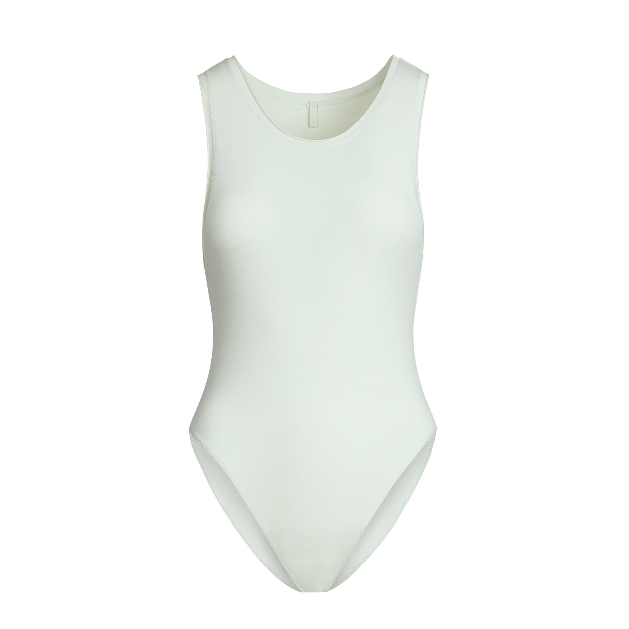 COTTON JERSEY TANK BODYSUIT | SPEARMINT - Image 6