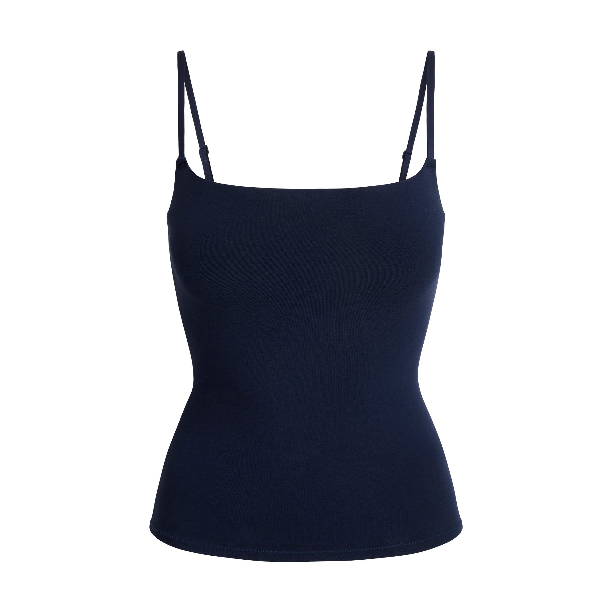 COTTON JERSEY CAMI | NAVY - Image 6