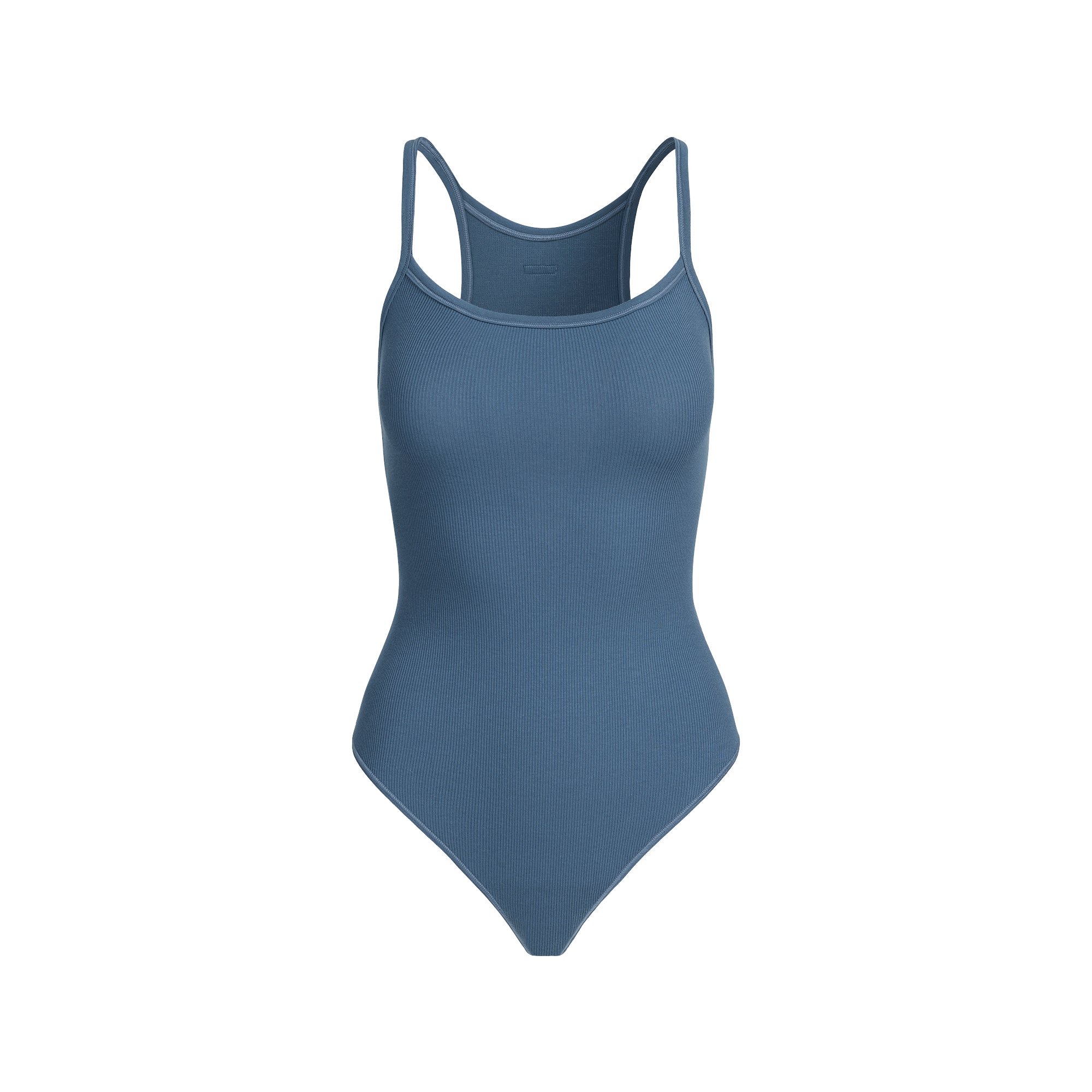 COTTON RIB CAMI BODYSUIT | HARBOR - Image 7