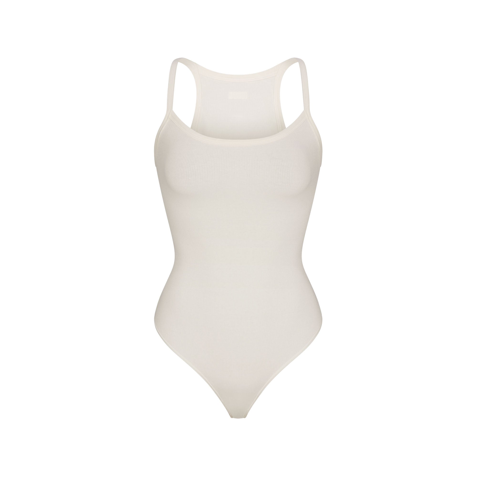 COTTON RIB CAMI BODYSUIT | MARBLE - Image 5