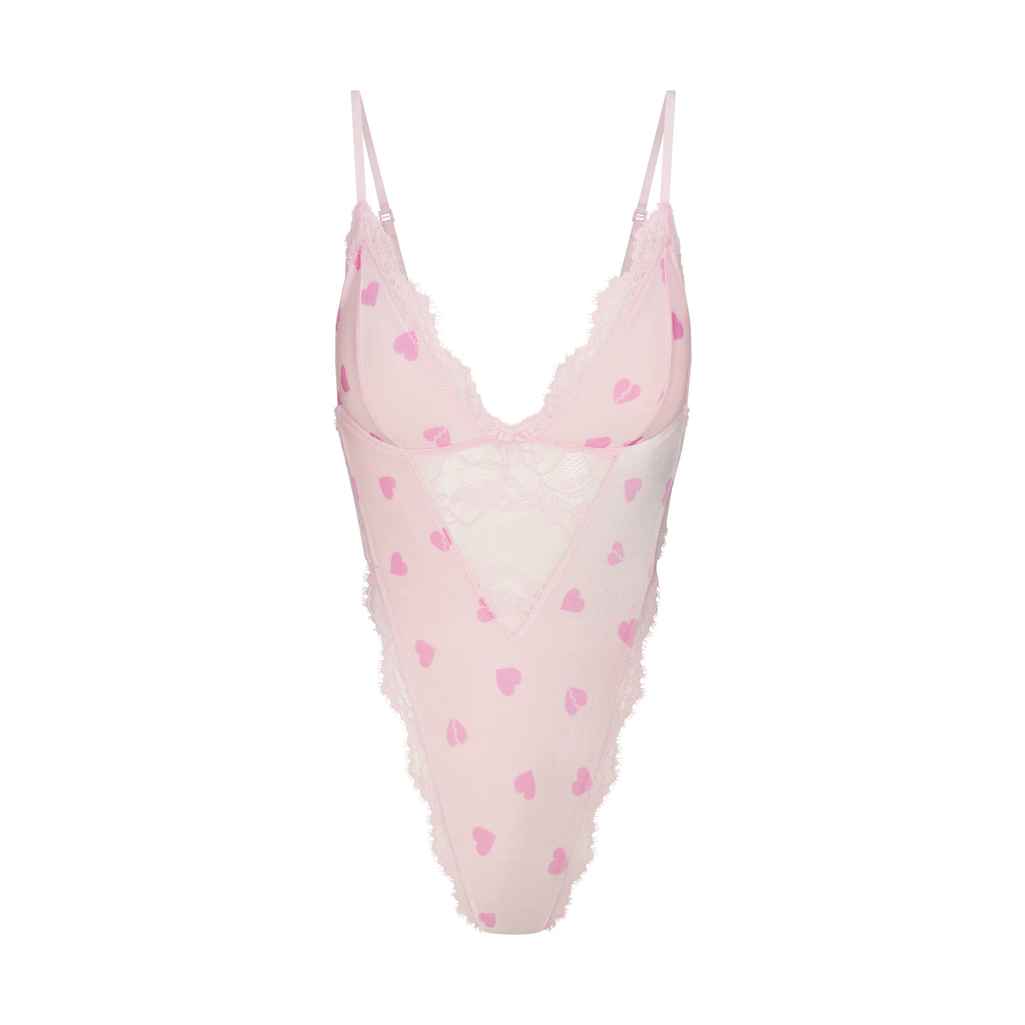 VELVET LACE TEDDY | CHERRY BLOSSOM HEART BREAKER - Image 6