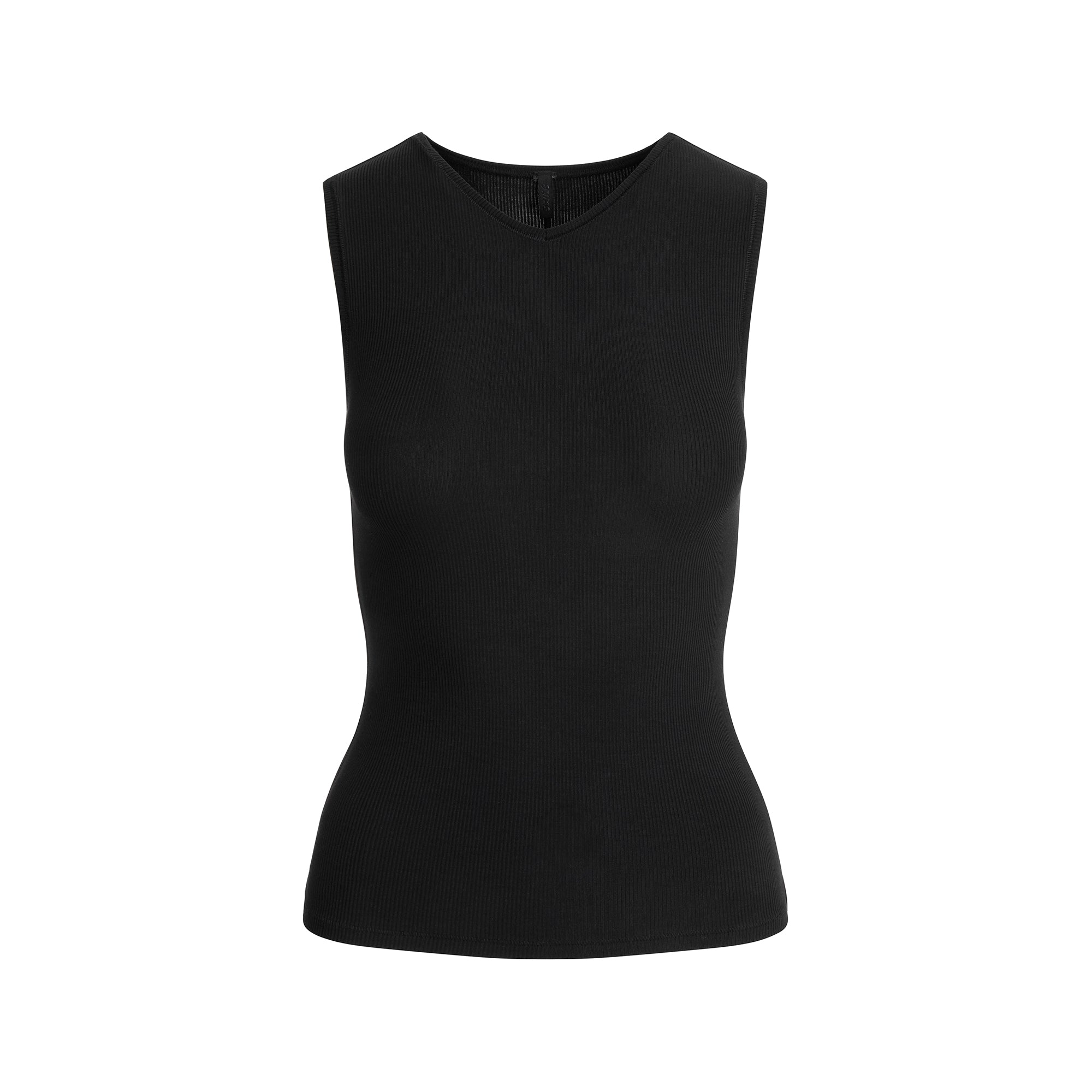 SOFT LOUNGE V NECK TANK | ONYX - Image 6