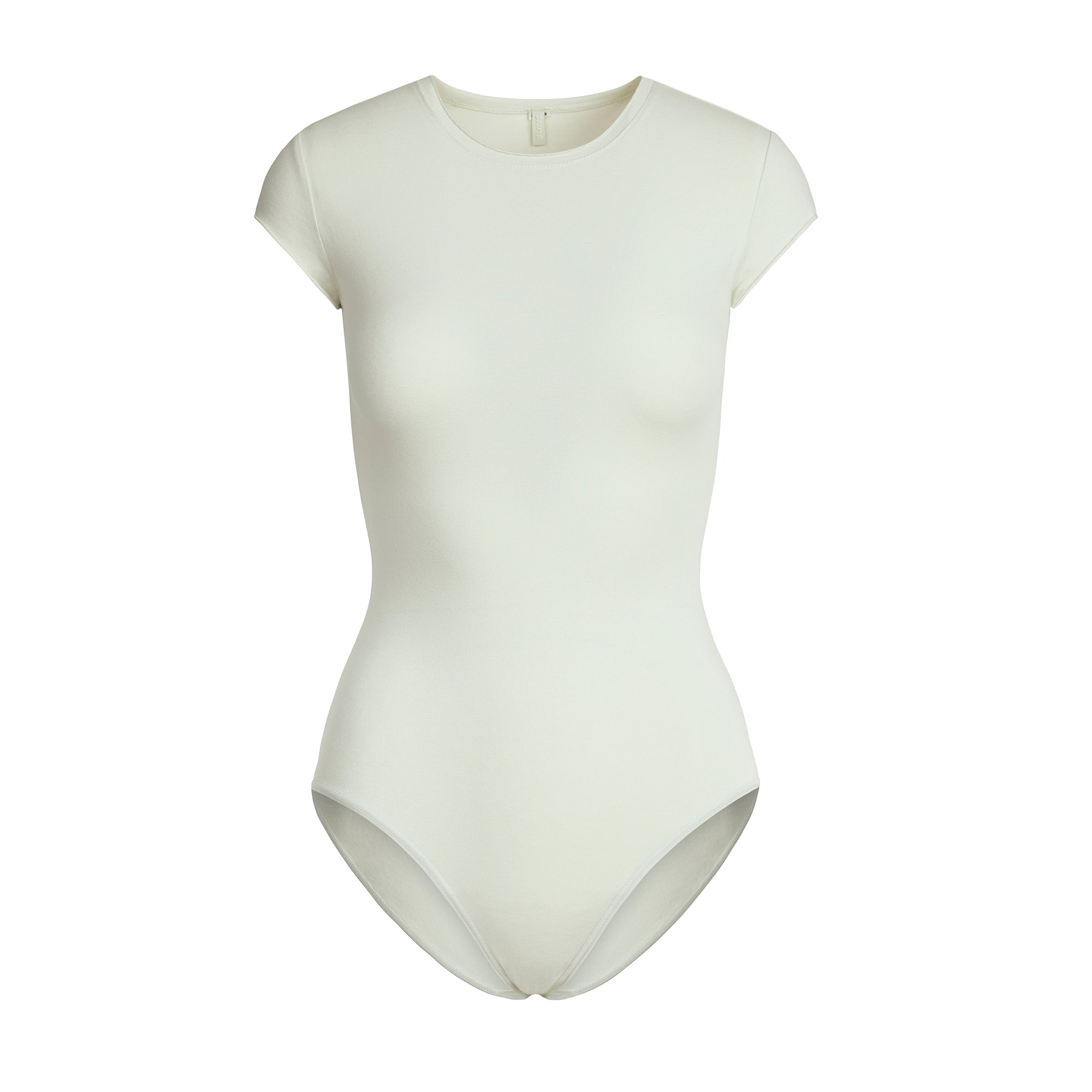 COTTON JERSEY T-SHIRT BRIEF BODYSUIT | SPEARMINT - Image 6
