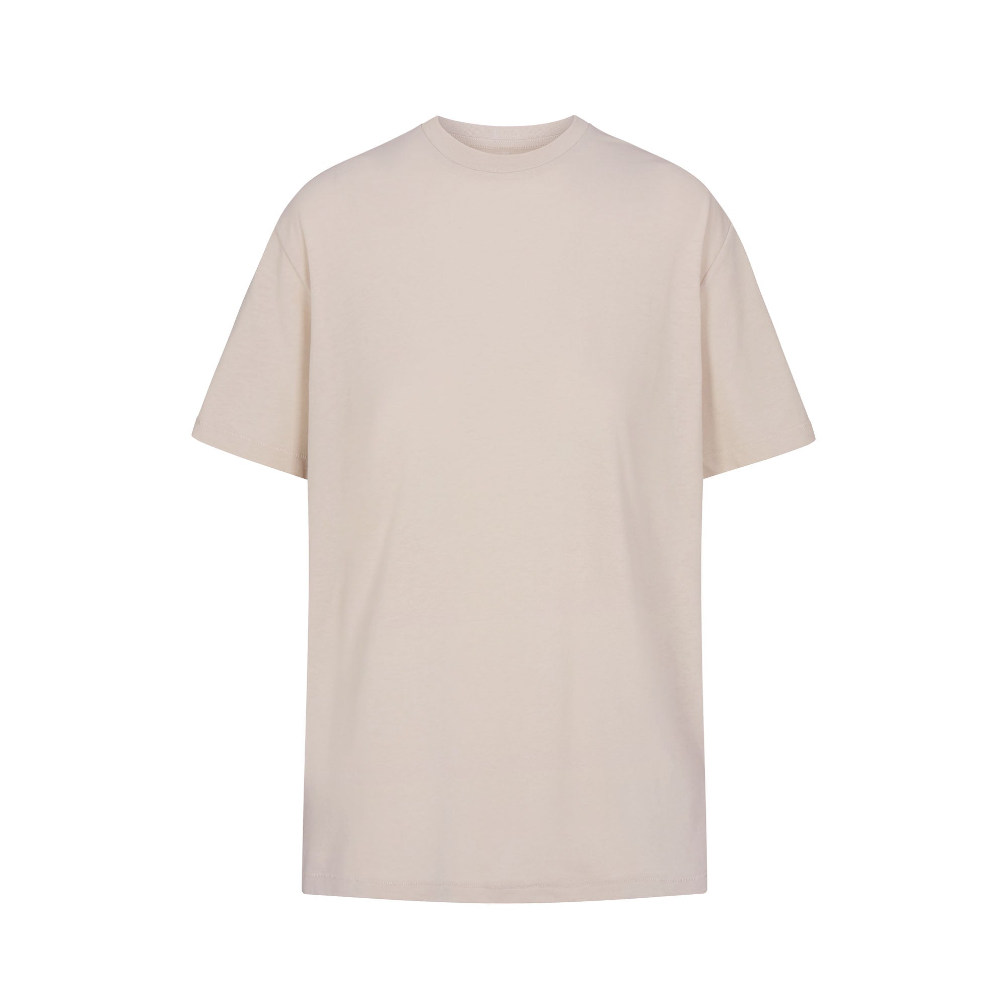 RELAXED TEES OVERSIZED LONG T-SHIRT | STONE - Image 6