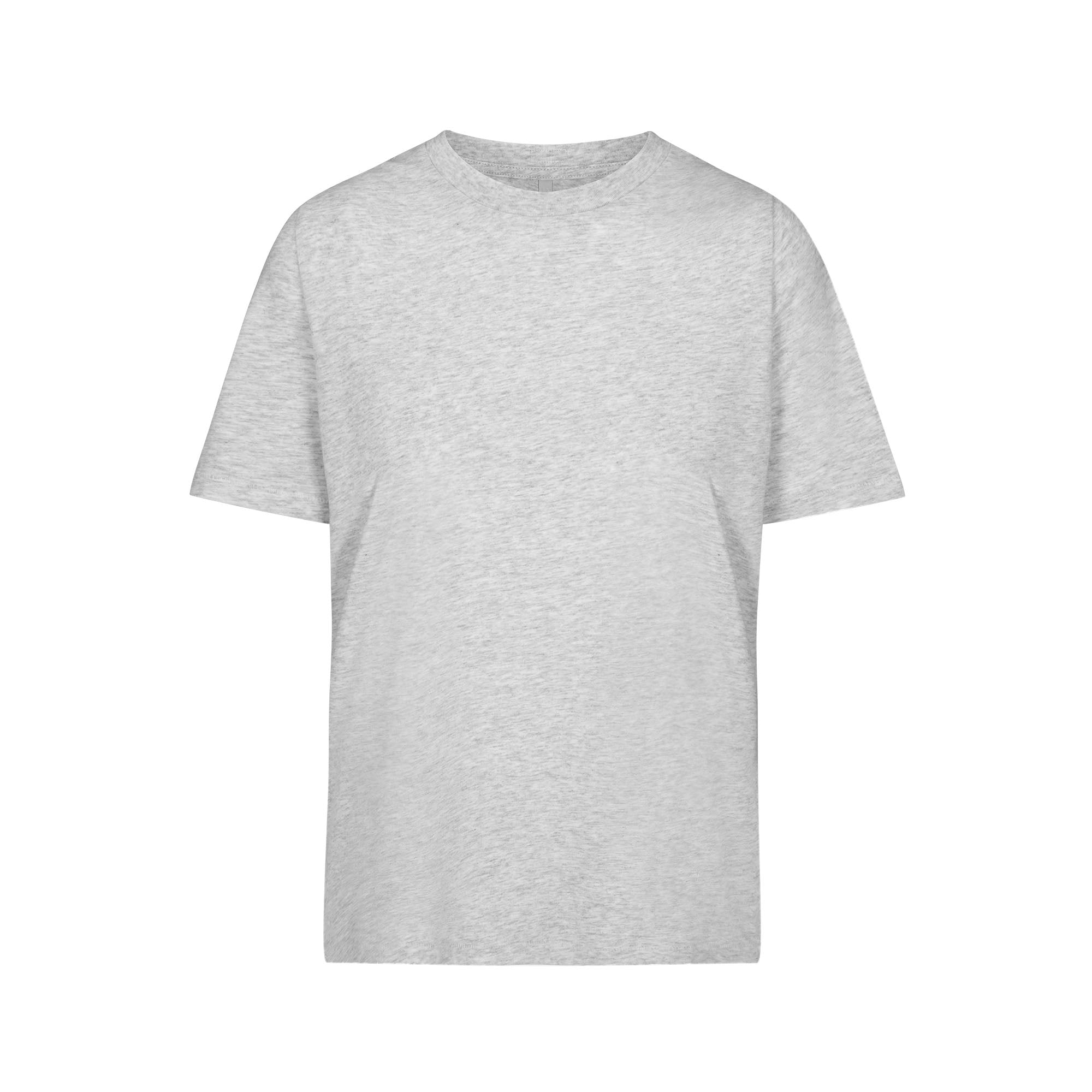 RELAXED TEES T-SHIRT | LIGHT HEATHER GREY - Image 5