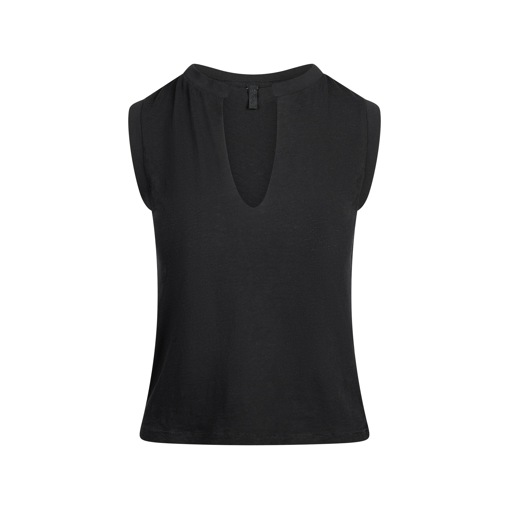 WORN IN JERSEY SPLIT NECK MUSCLE TANK | WASHED ONYX - Image 6
