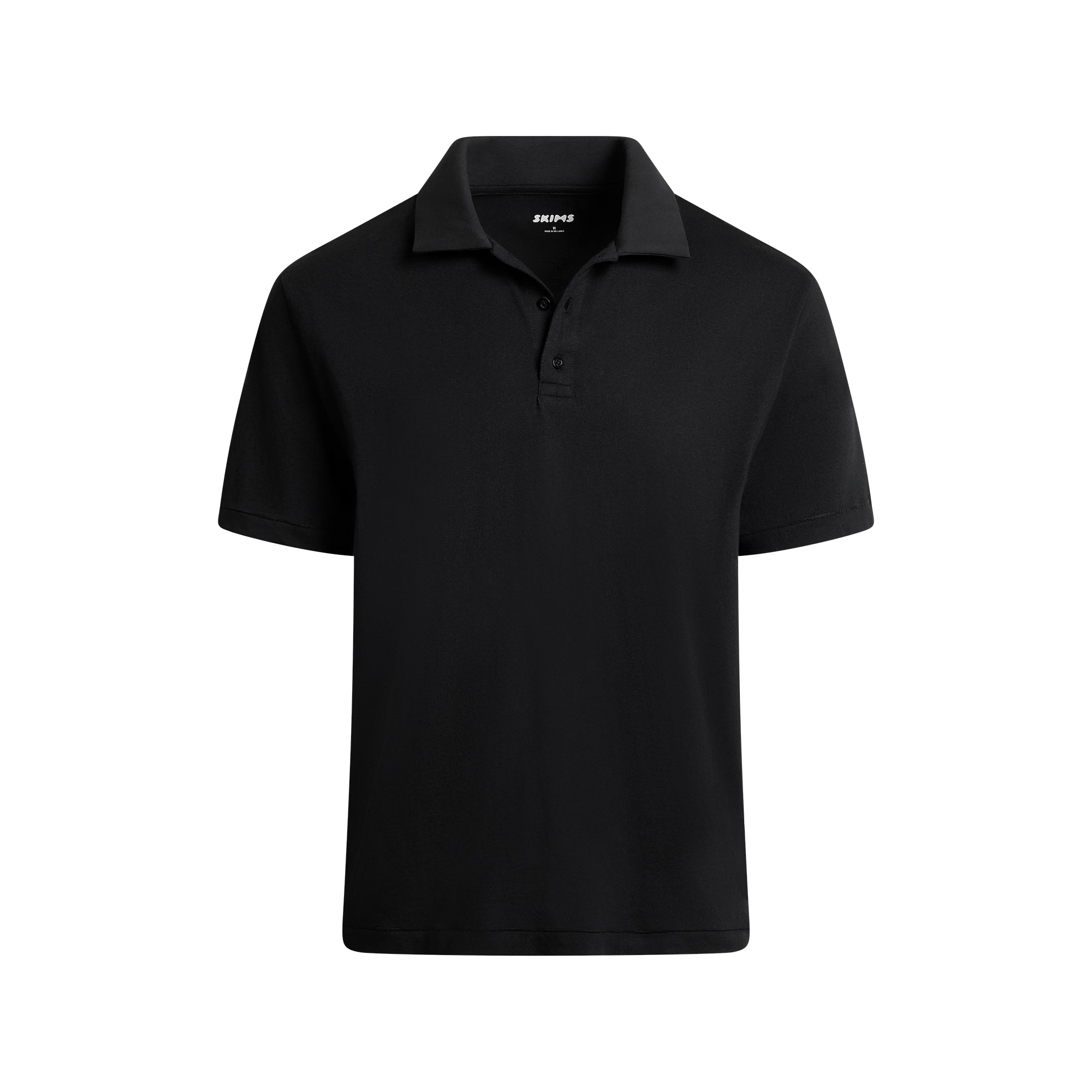 SKIMS COTTON MENS RELAXED POLO | ONYX - Image 6