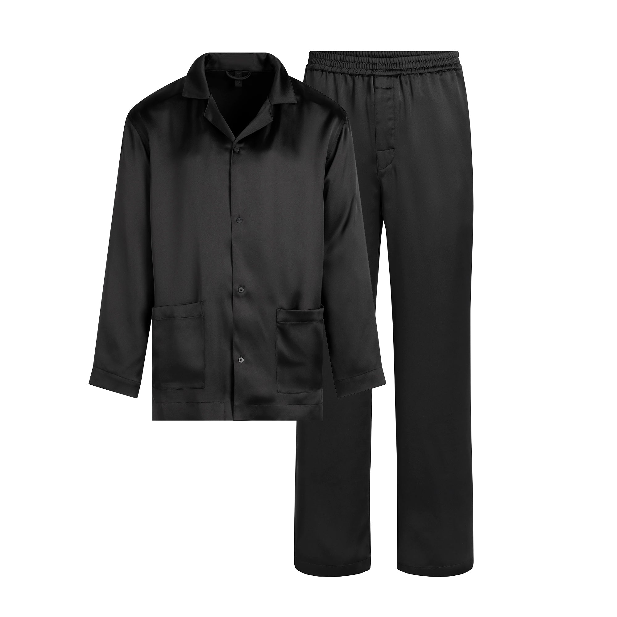 SATEEN SLEEP MENS LONG SLEEP SET | ONYX - Image 7