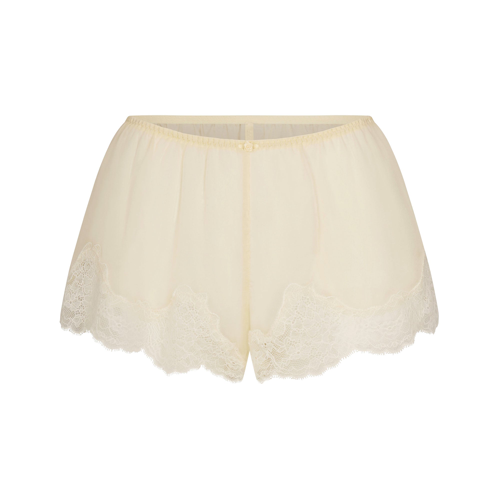 SKIMS ROMANCE LACE CAMI AND SHORT SET | BUTTER - Image 7