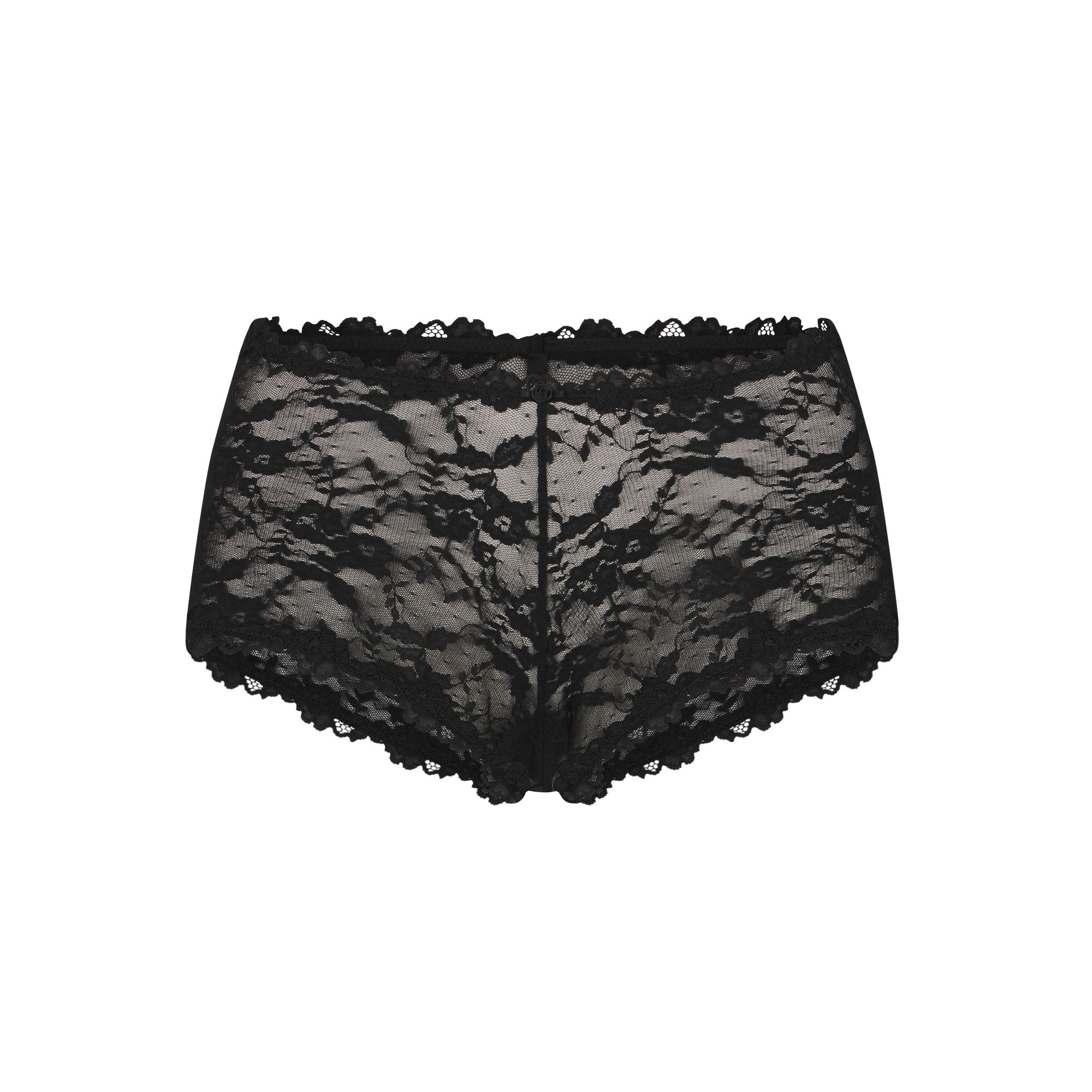 STRETCH LACE BOY SHORT | SOOT - Image 4