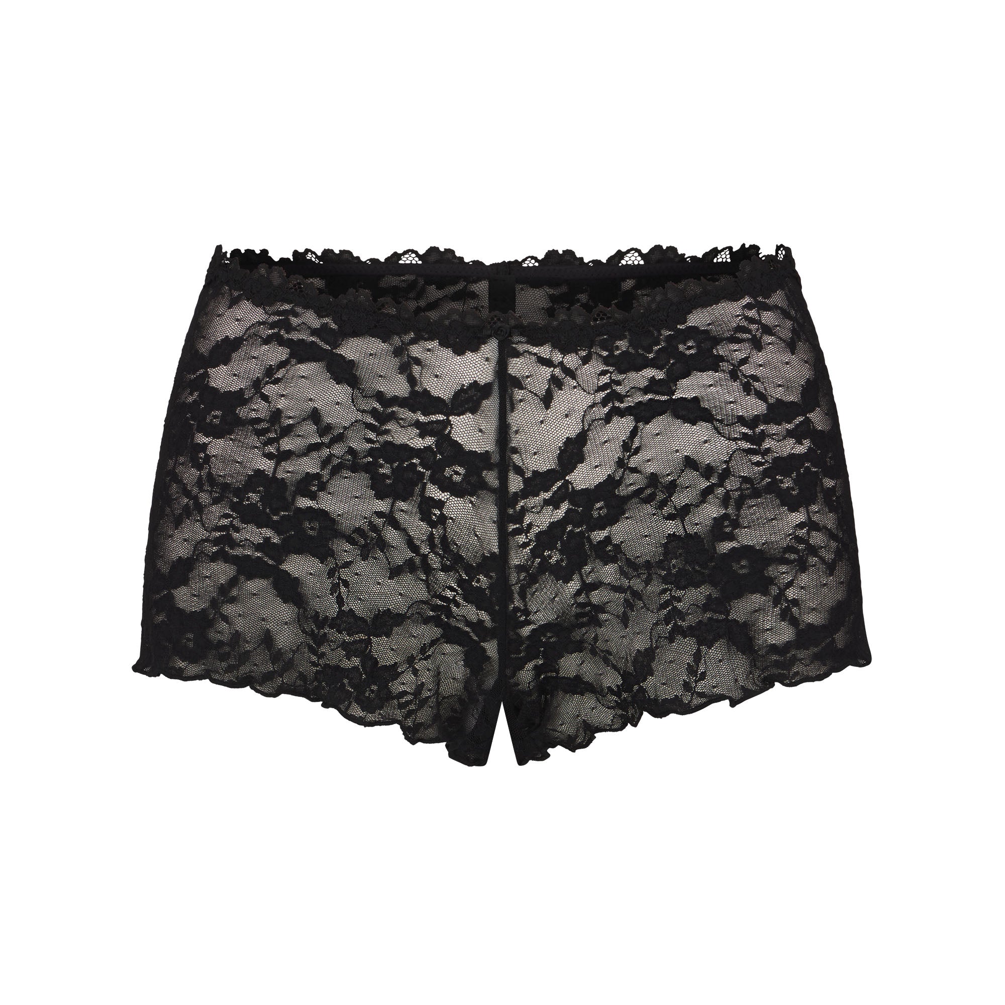 STRETCH LACE TRIANGLE CAMI AND SHORT SET | SOOT - Image 7