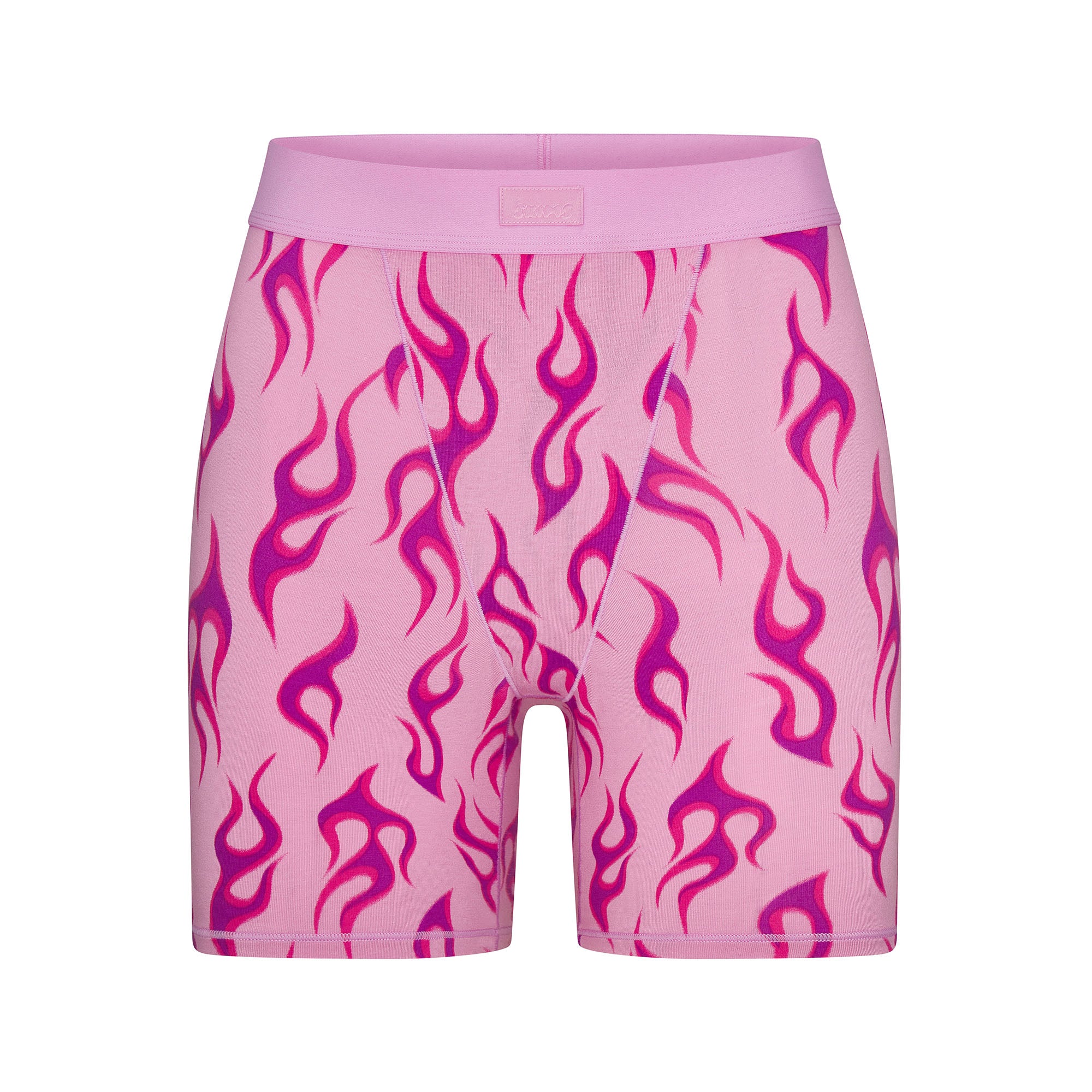 BOYFRIEND LONG SLEEVE T-SHIRT AND BOXER SET | PETAL FLAME PRINT - Image 8