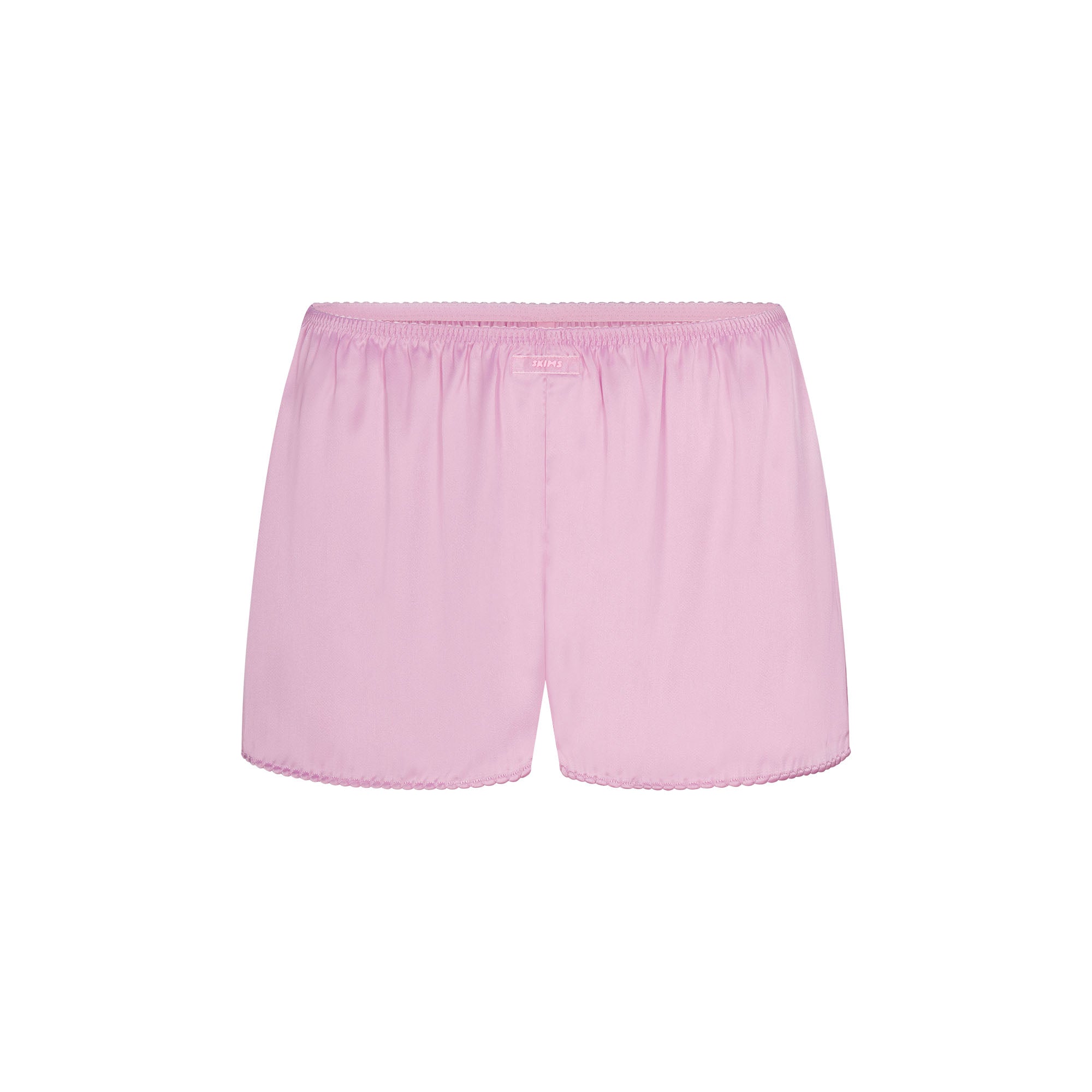 WOVEN SHINE CAMI AND SHORT SLEEP SET | PINK ROSE - Image 8