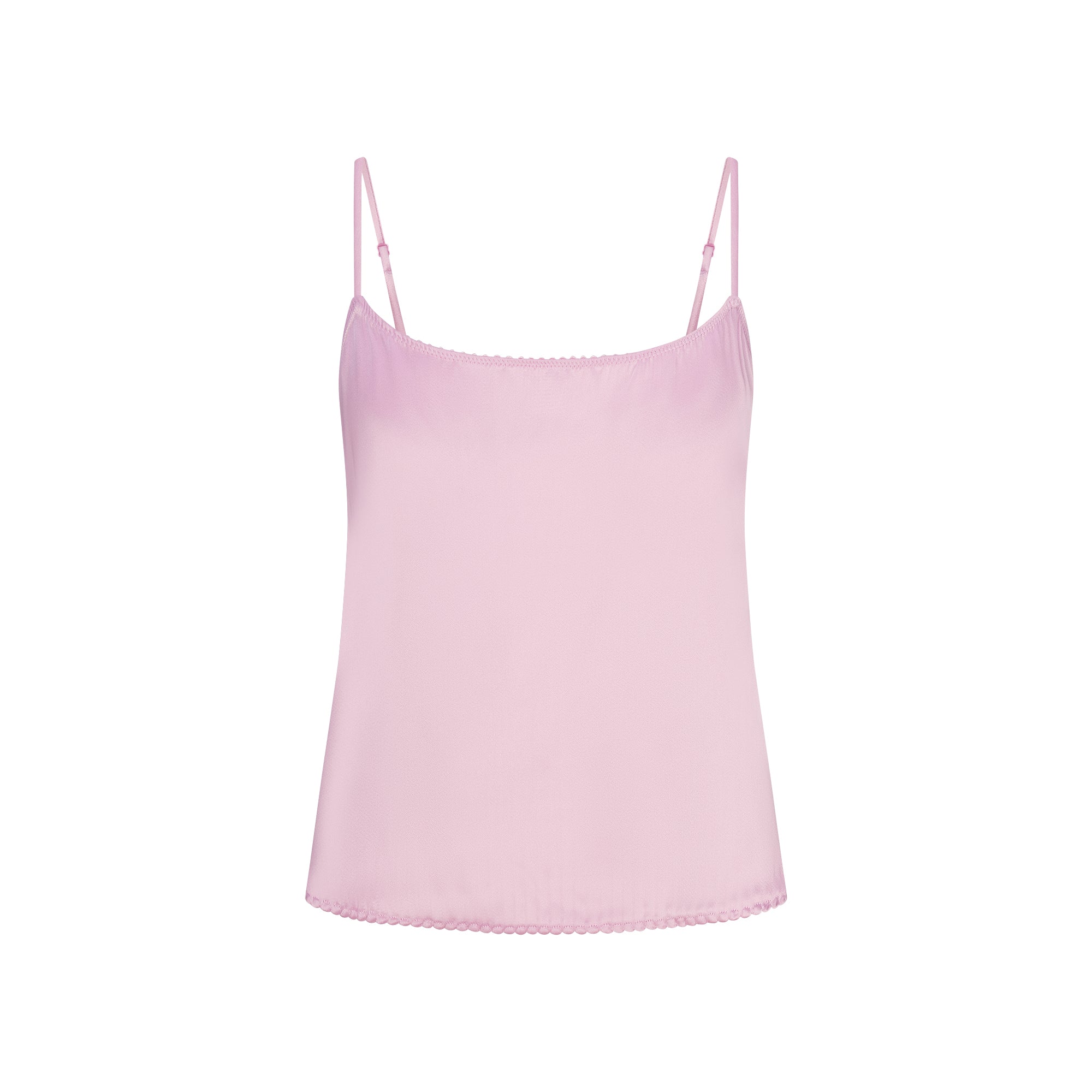 WOVEN SHINE CAMI AND SHORT SLEEP SET | PINK ROSE - Image 7