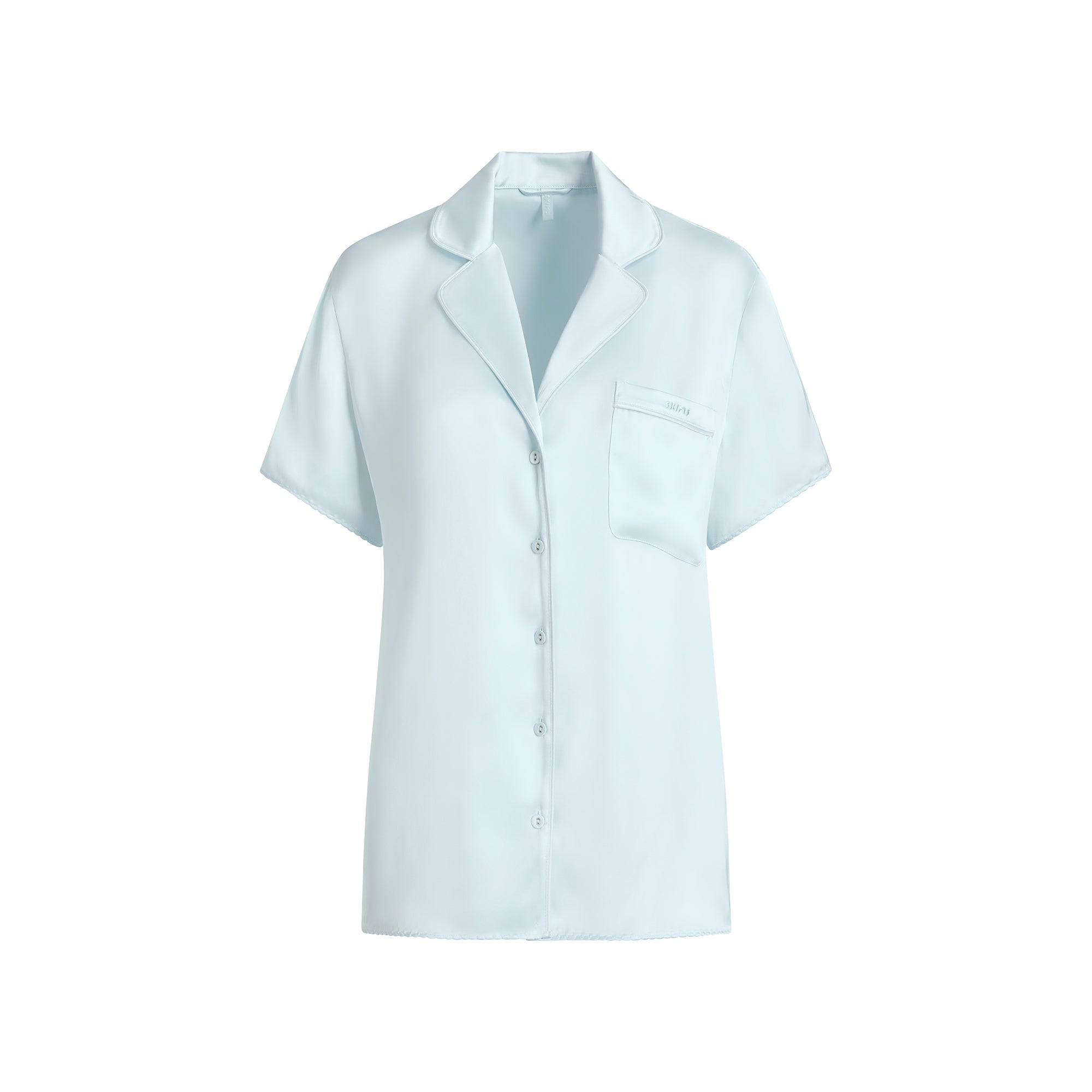 WOVEN SHINE SHORT SLEEP SET | CLOUD - Image 6