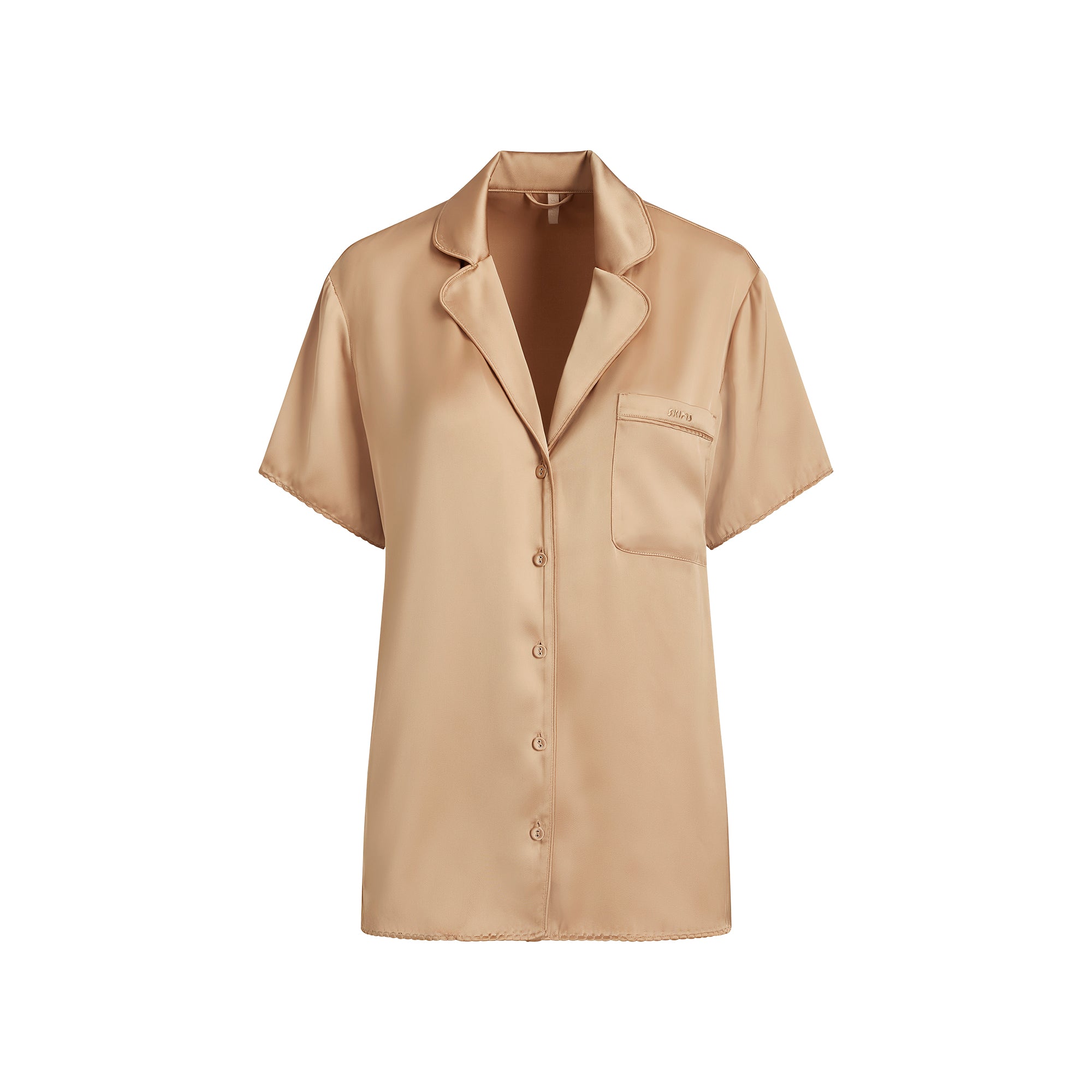 WOVEN SHINE SHORT SLEEP SET | HONEY - Image 7