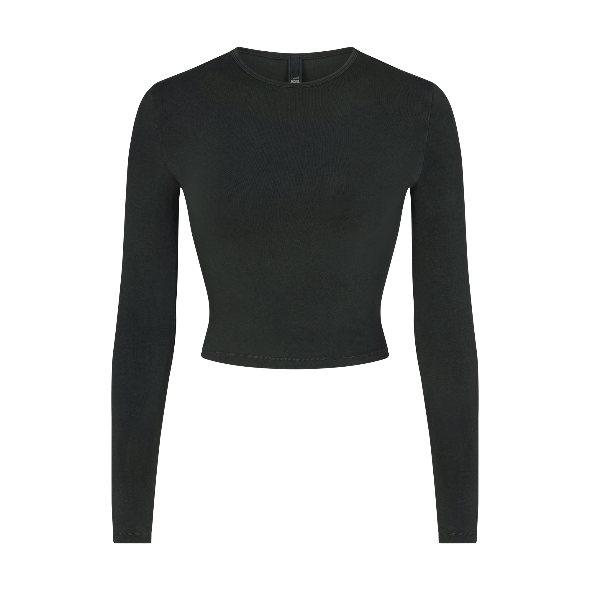NEW VINTAGE CROPPED LONG SLEEVE T-SHIRT | WASHED ONYX - Image 5
