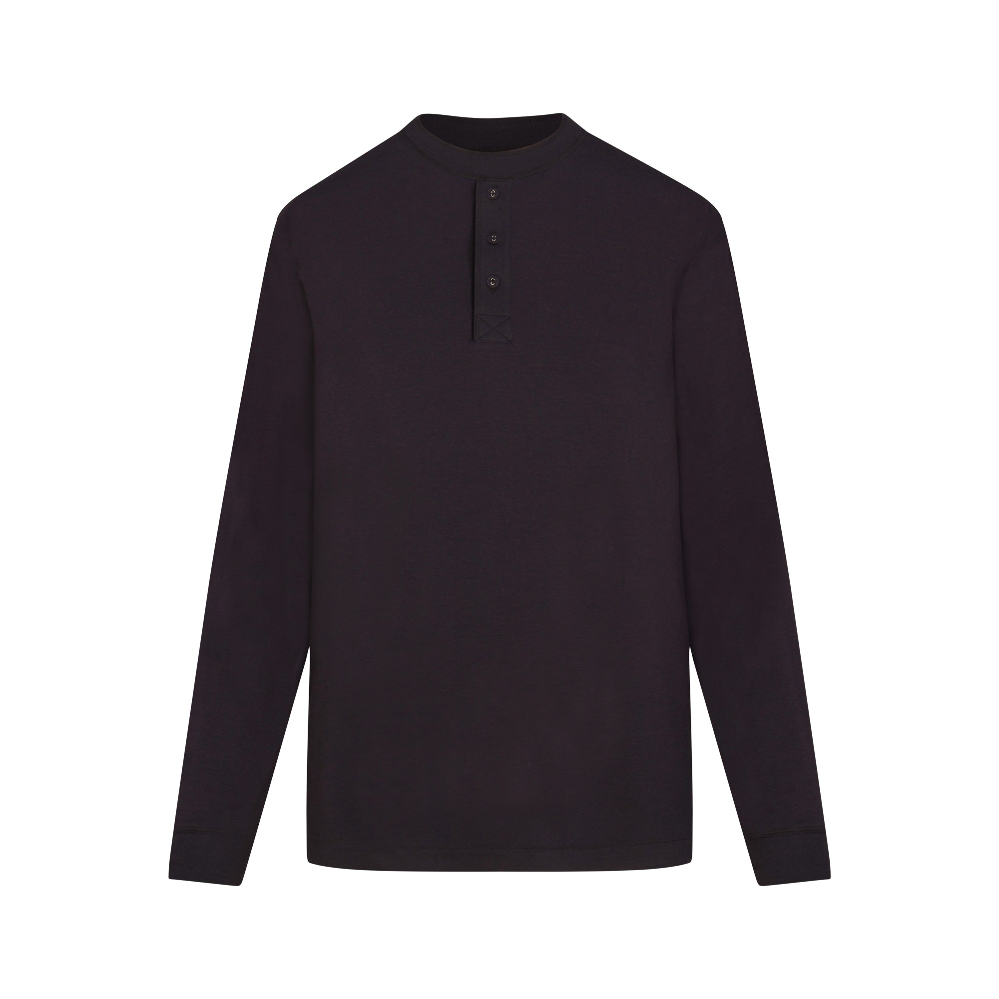 BOYFRIEND LONG SLEEVE HENLEY | ONYX - Image 5