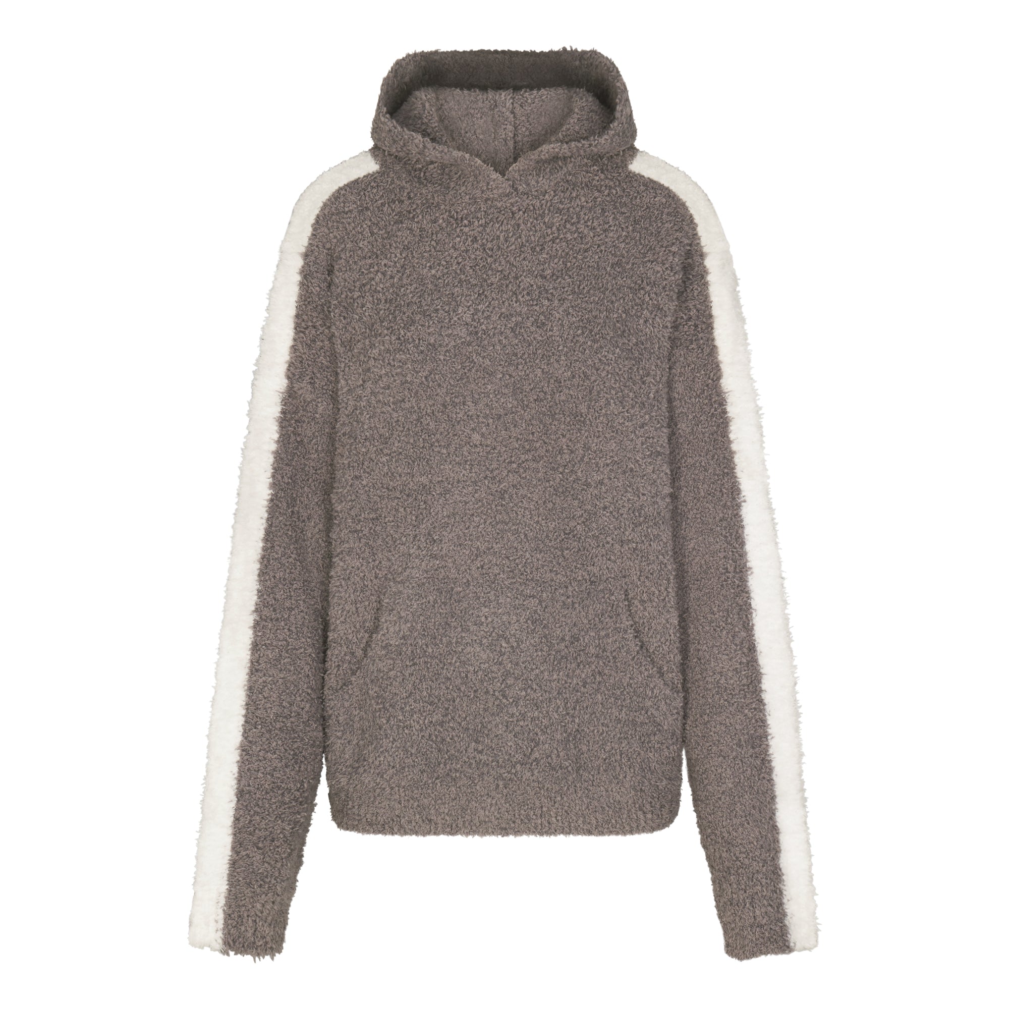 COZY KNIT UNISEX HOODIE | GREY CHALK MULTI - Image 5