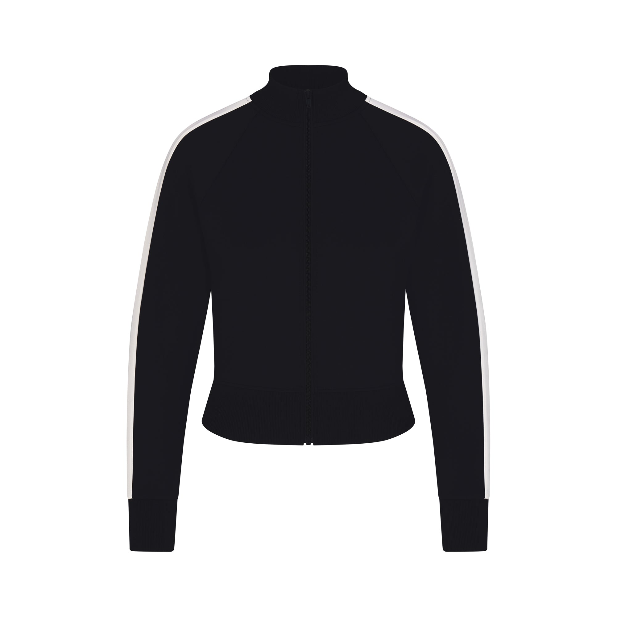 SKIMS TRACK ZIP UP JACKET | ONYX - Image 5